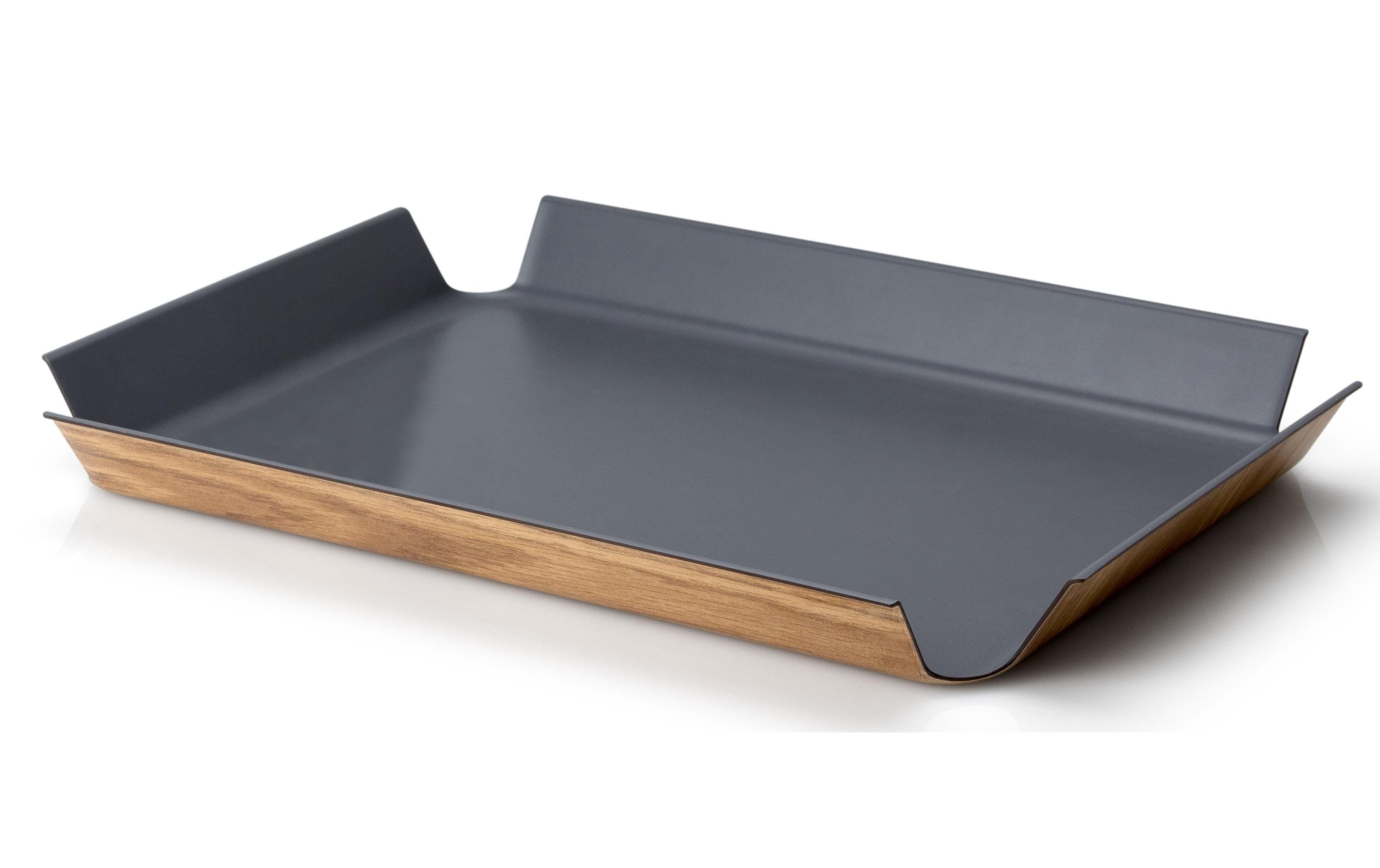 Continenta Serviertablett rutschfest Grau