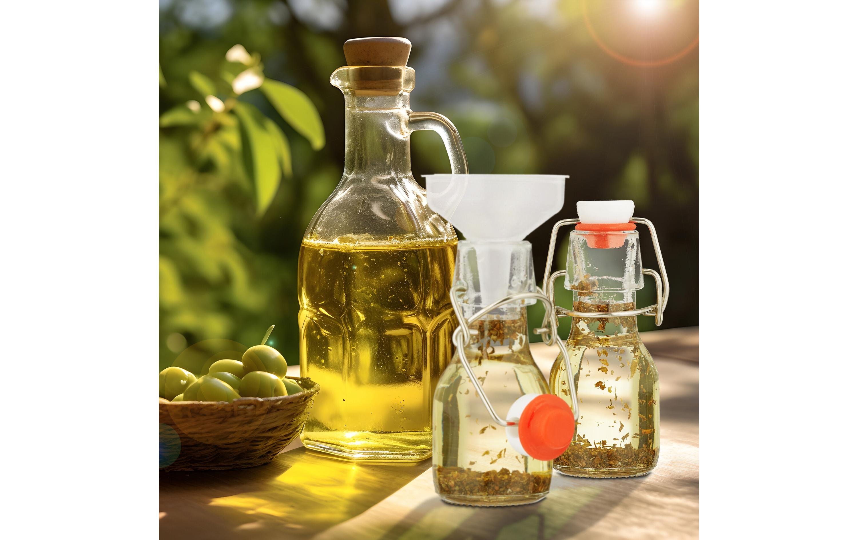 relaxdays Fermentationsglas mit Bügelverschluss 30 Stück, 50 ml