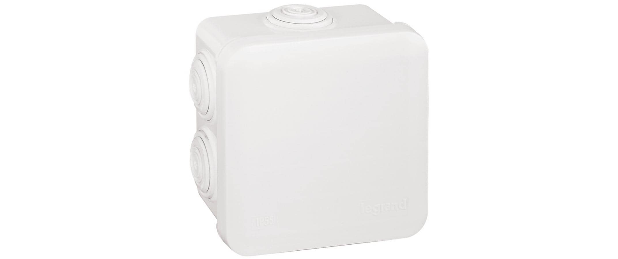 Legrand Abzweigdose Plexo AP, nass IP55, Weiss 80 x 80 x 45 mm Legrand Abzweigdose Plexo AP, nass IP55, Weiss 80 x 80 x 45 mm