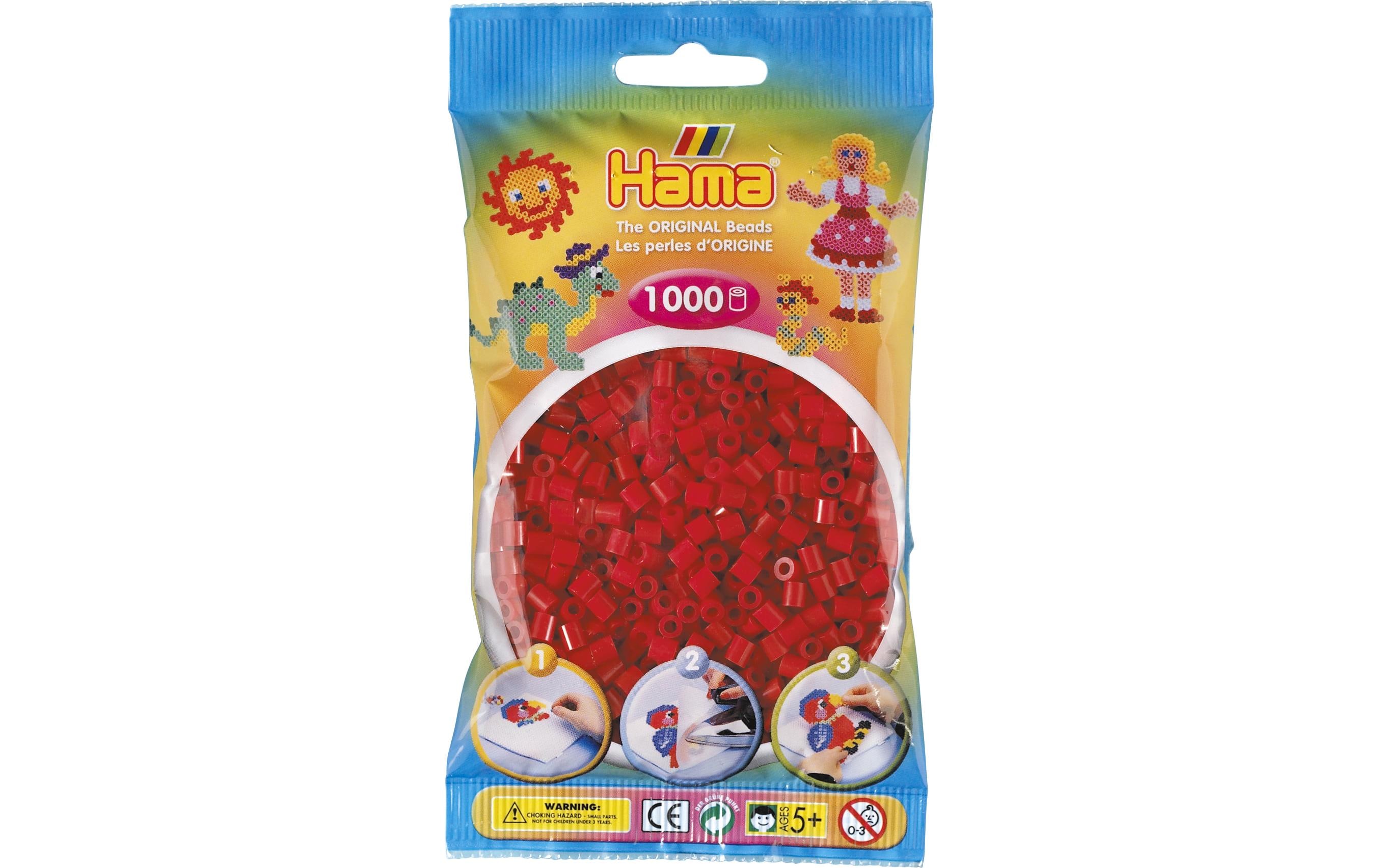 Hama Bügelperlen midi 1000 Stück, Rot