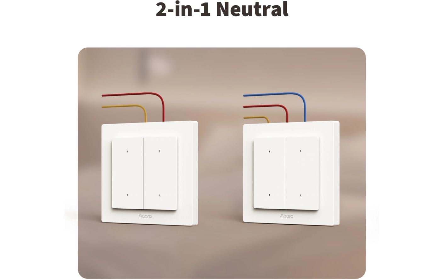 Aqara Lichtschalter H2 EU Weiss