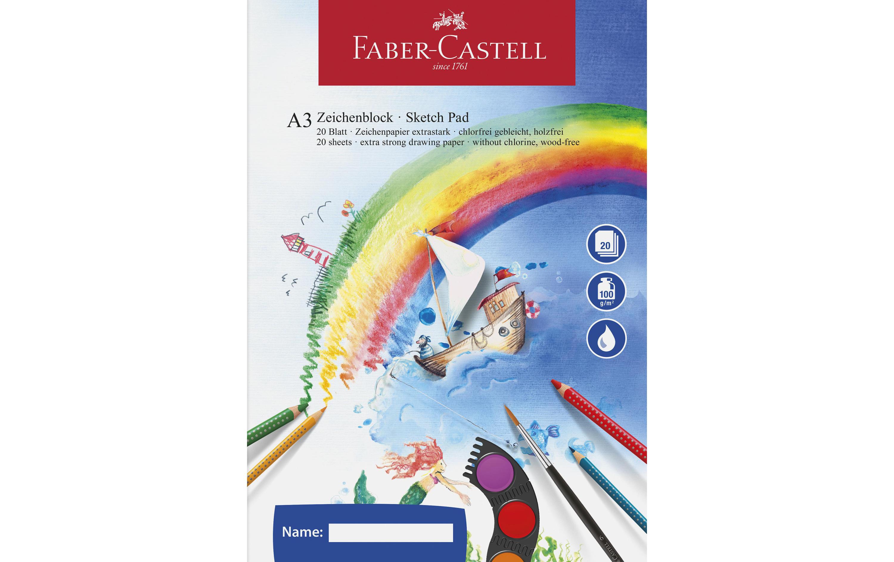 Faber-Castell Zeichenblock A3 20 Blatt