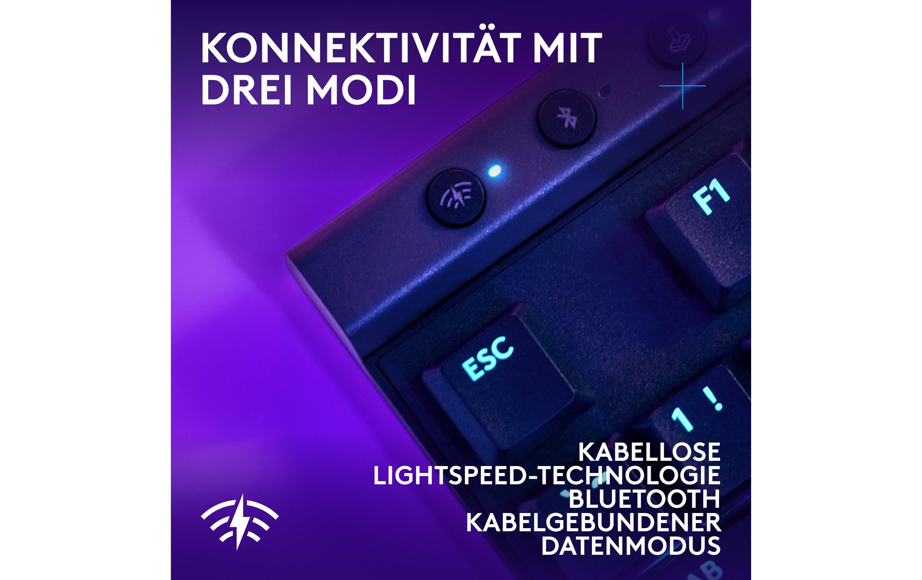 Logitech Gaming-Tastatur G515 Lightspeed TKL Schwarz