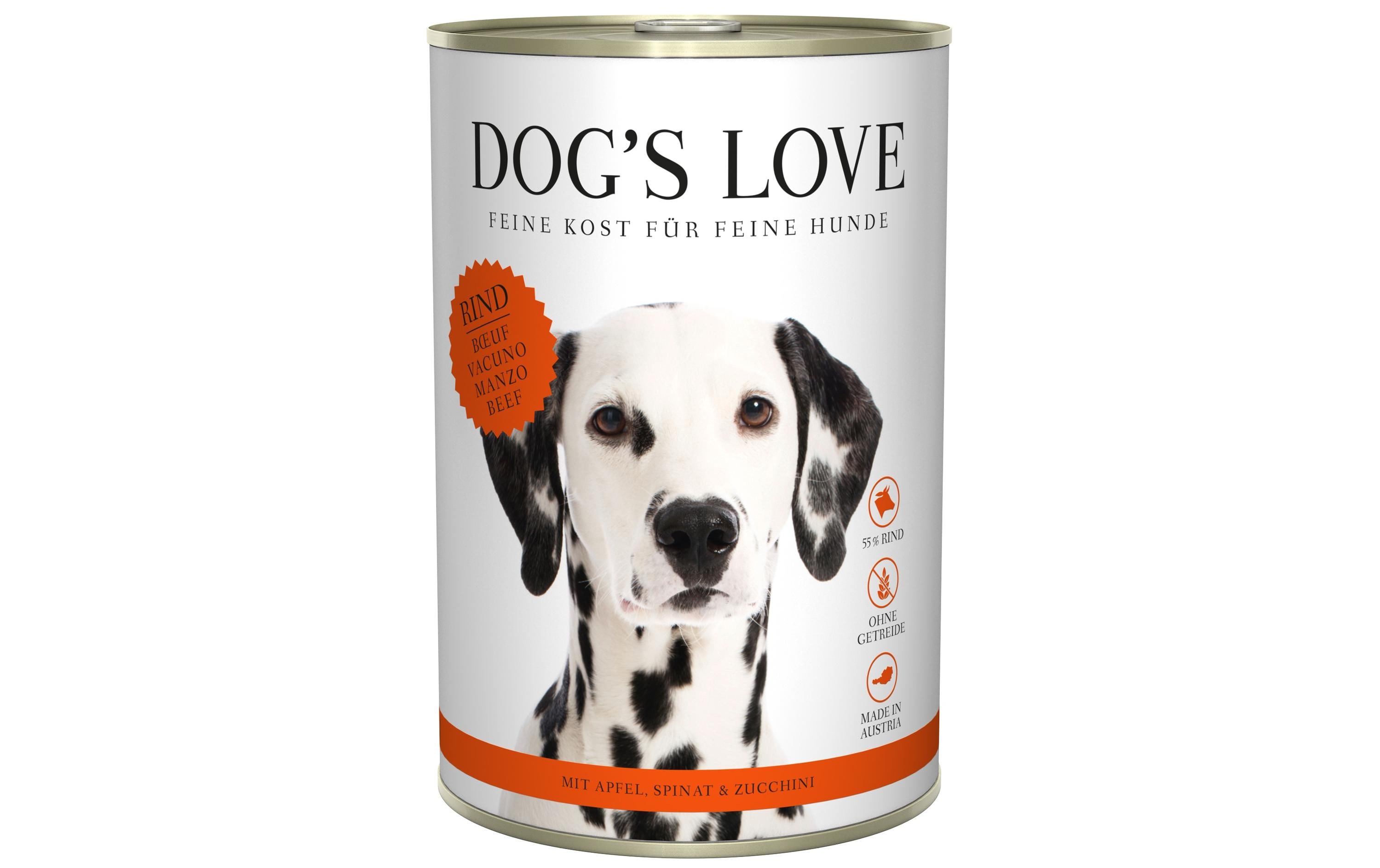 Dog's Love Nassfutter Adult Rind, 400 g