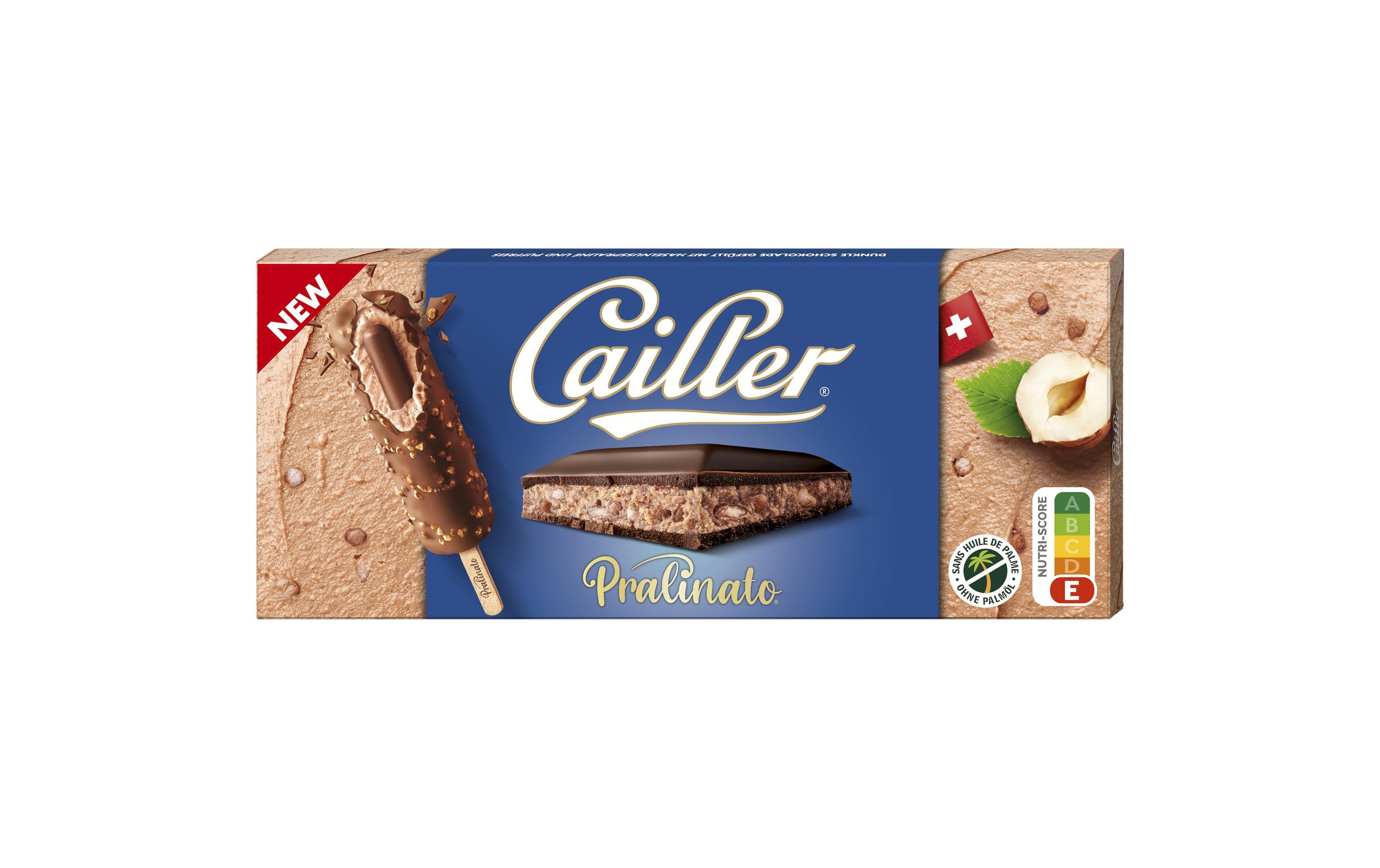 Cailler Schokolade Filled Pralinato Tab Tafel 96 g
