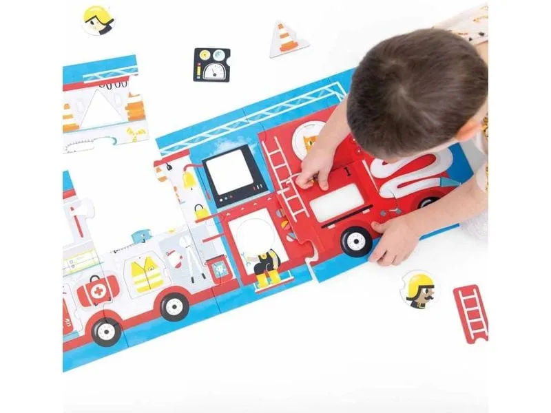 Banana Panda Puzzle Make-a-Match Fire Truck
