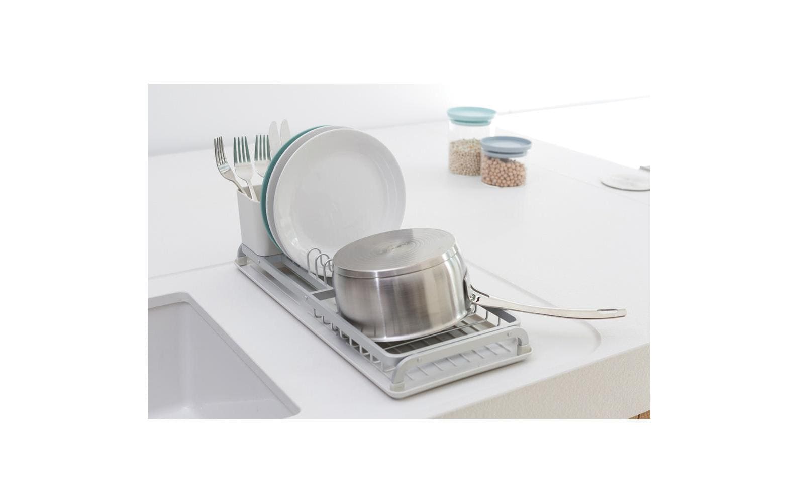 Brabantia Abtropfgestell Sink side Compact Hellgrau