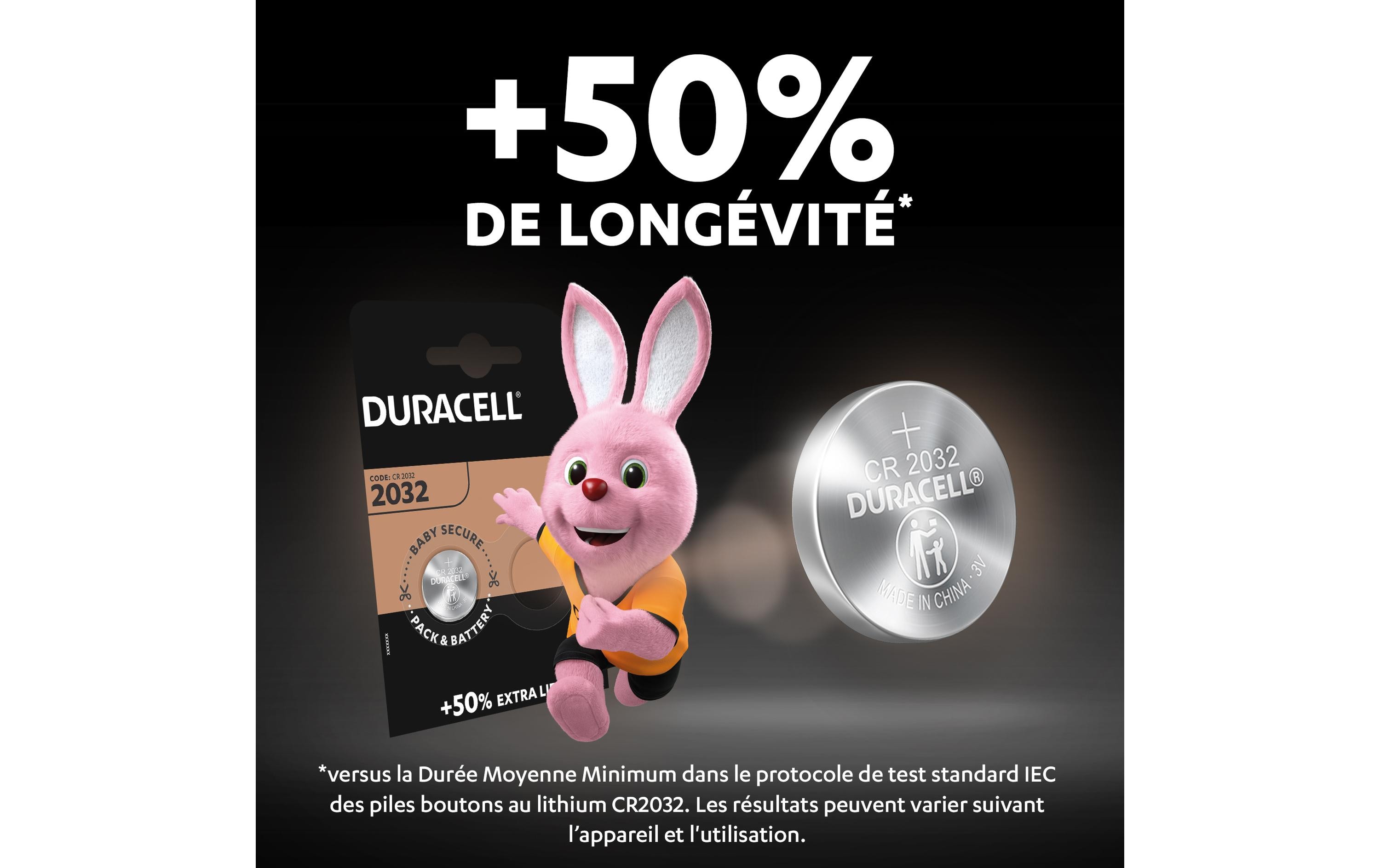 Duracell Knopfzelle Lithium CR2032 2 Stück