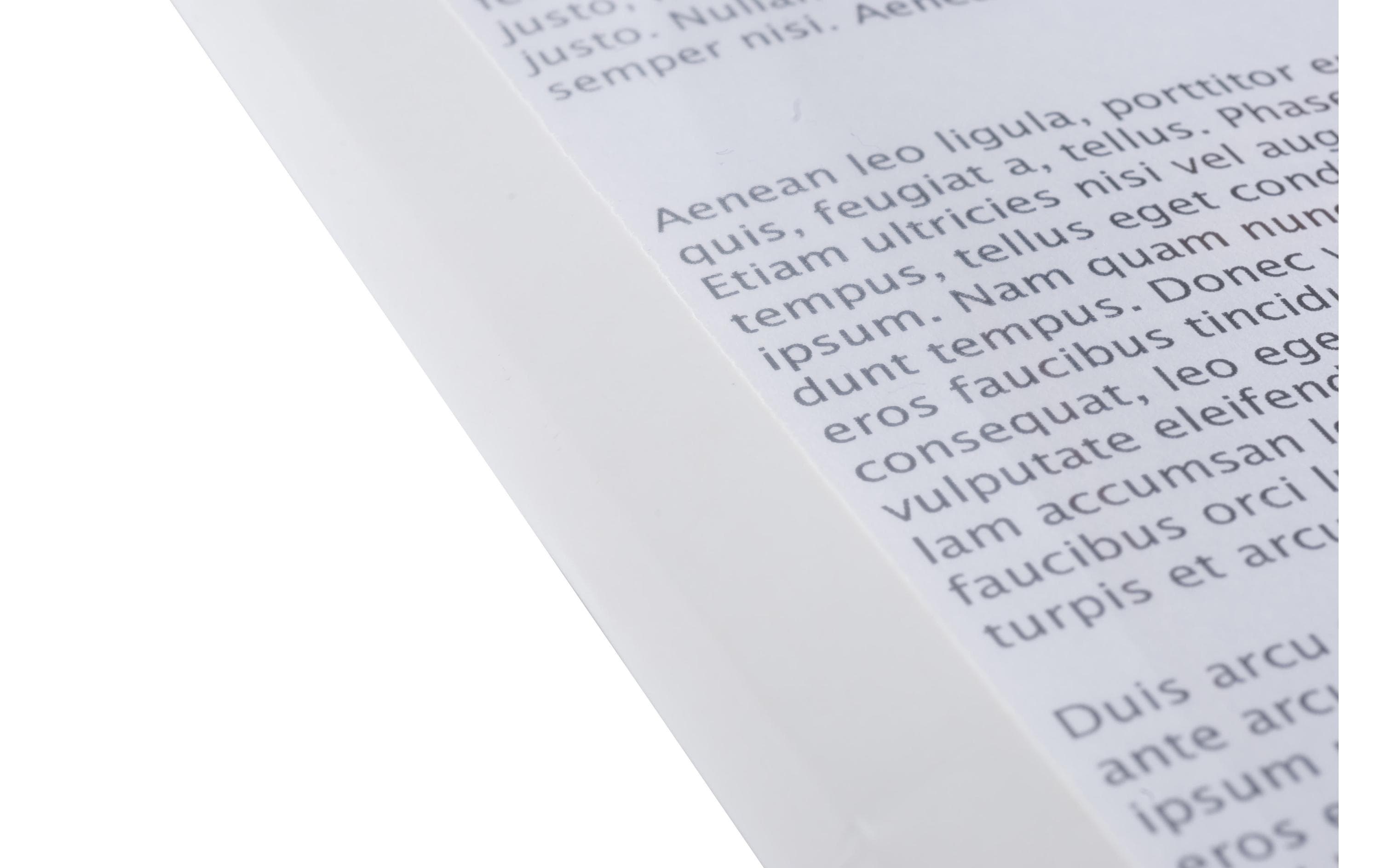 Fellowes Einbanddeckel für 101-120 Blatt, 200 g/m², 100 Stück, Weiss