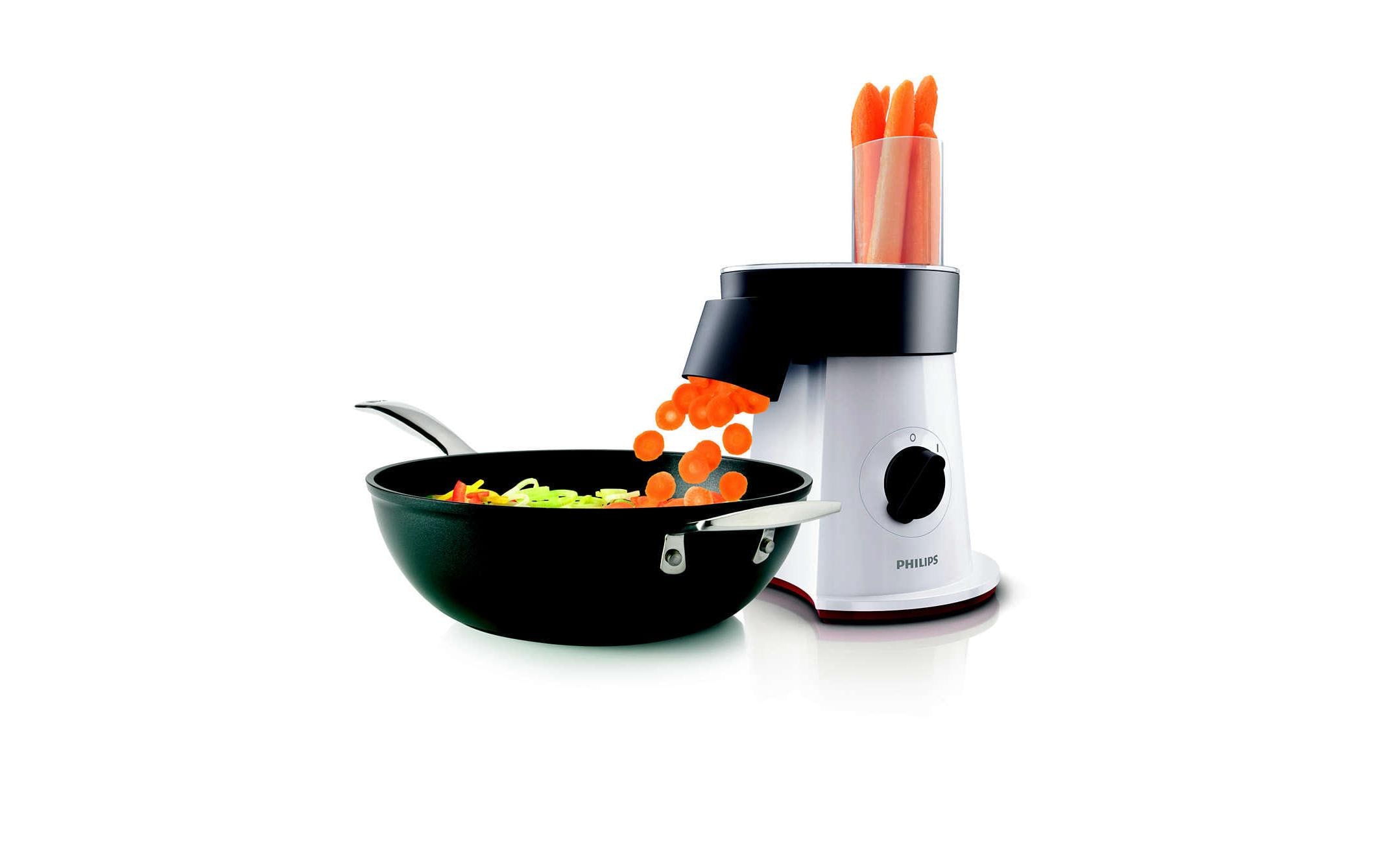 Philips Salatzubereiter Viva Collection HR1388/80 Weiss