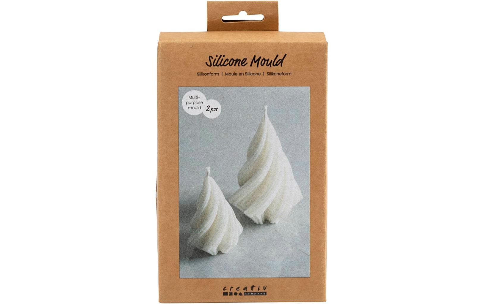 Creativ Company Kerzengiessform Silikon Weihnachtsbäume, 2 Stück Creativ Company Kerzengiessform Silikon Weihnachtsbäume, 2 Stück