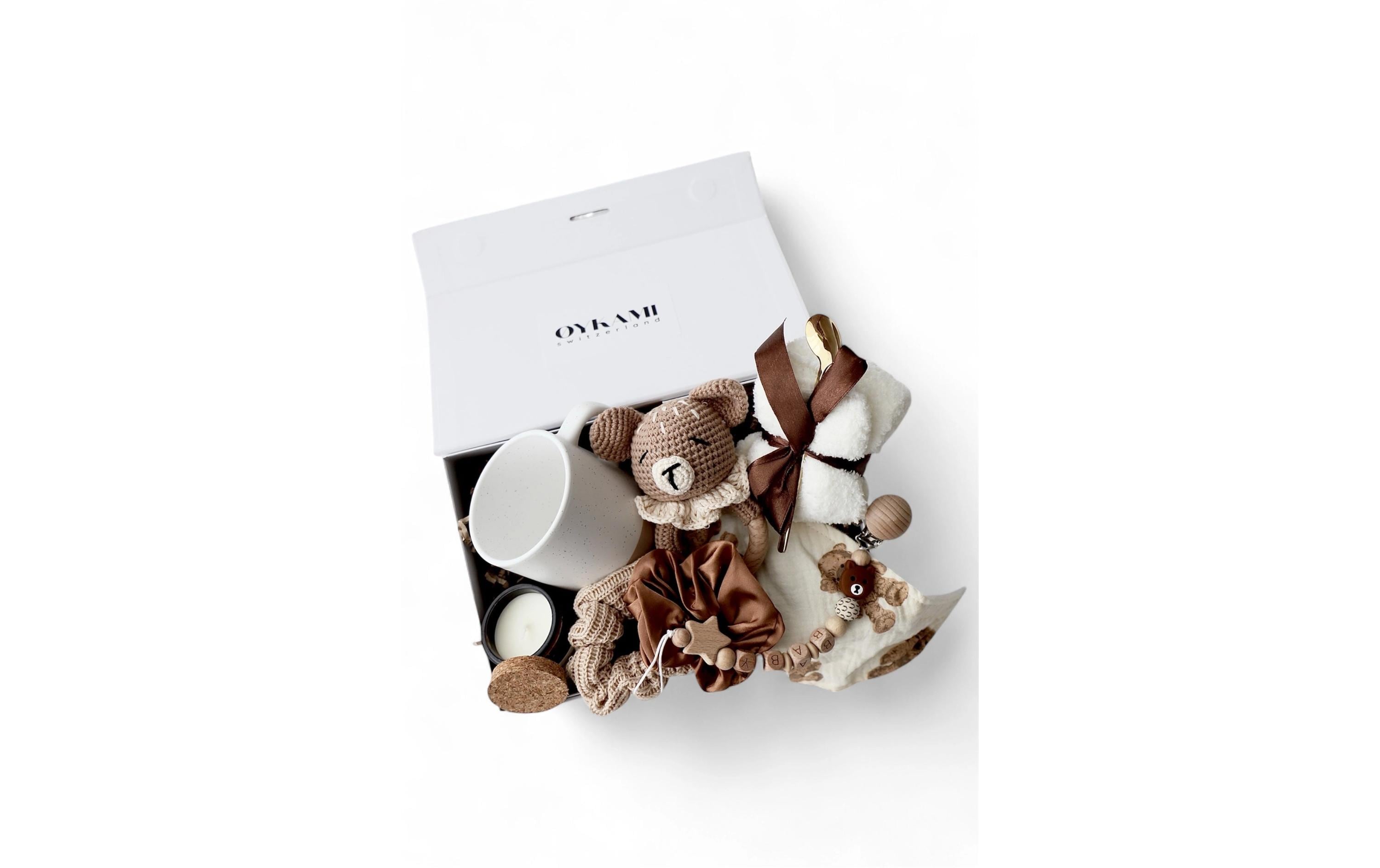 Oykami Mama und Baby Geschenkbox «Kapstadt» Bär