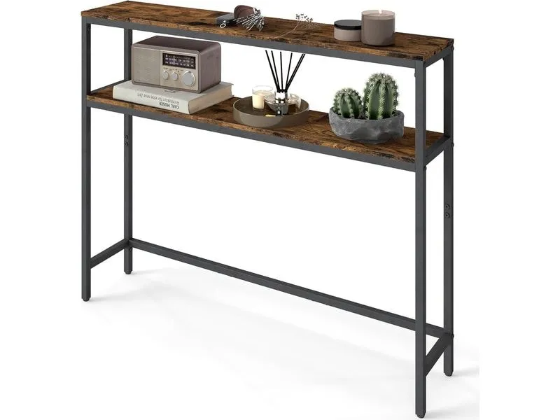 VASAGLE Konsolentisch 100 x 80.5 cm, Schwarz VASAGLE Konsolentisch 100 x 80.5 cm, Schwarz