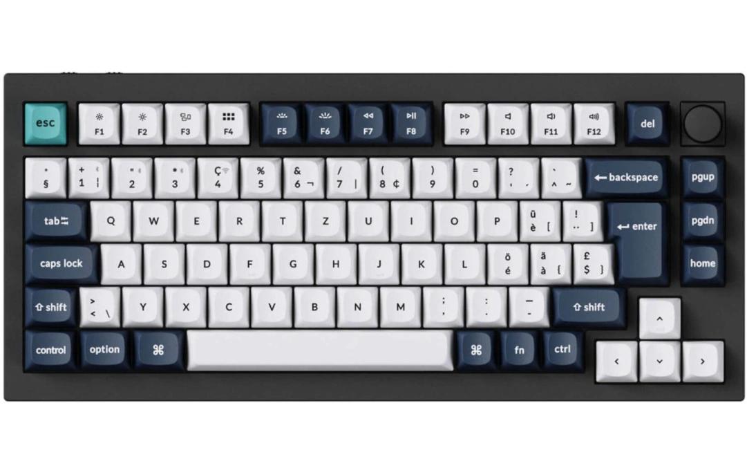 Keychron Gaming-Tastatur Q1 Max Black QMK Brown Switch Keychron Gaming-Tastatur Q1 Max Black QMK Brown Switch