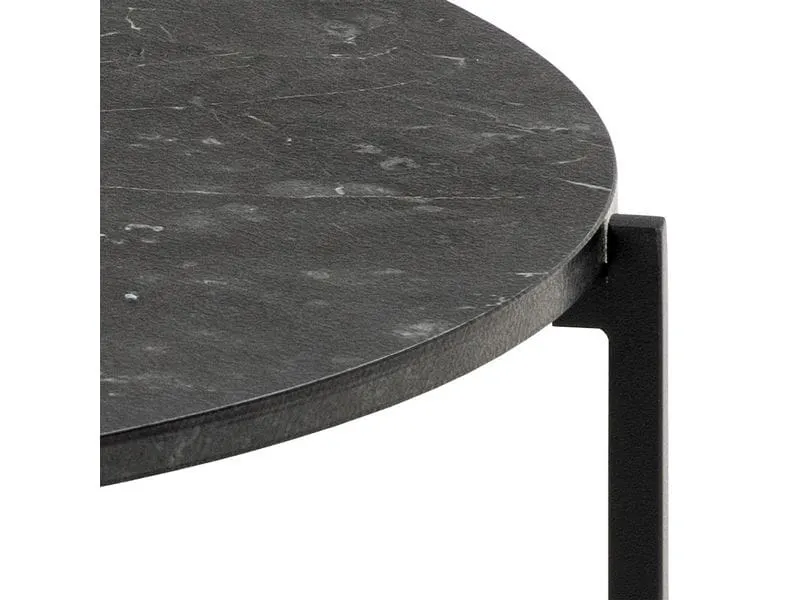 AC Design Couchtisch Lamoine Schwarz, Ø 70 x 42 cm AC Design Couchtisch Lamoine Schwarz, Ø 70 x 42 cm