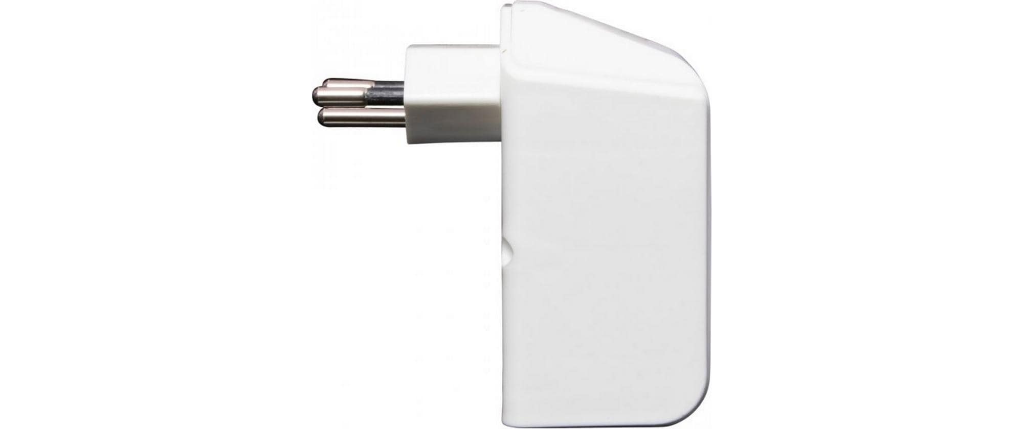 Brennenstuhl Abzweigstecker 2 x T13, 300° drehbar, Weiss