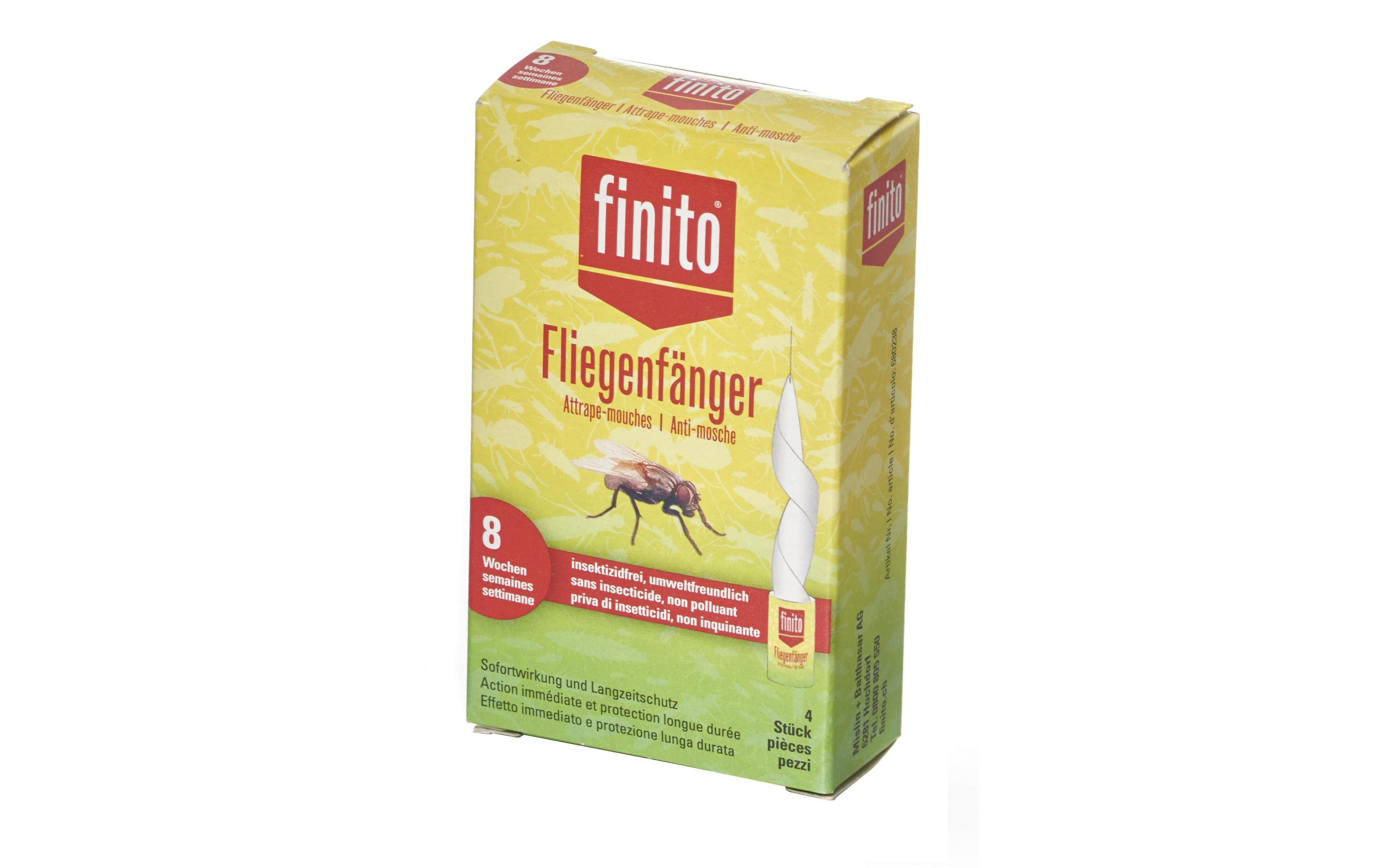 finito Insektenfänger für Fliegen 4 Stück finito Insektenfänger für Fliegen 4 Stück