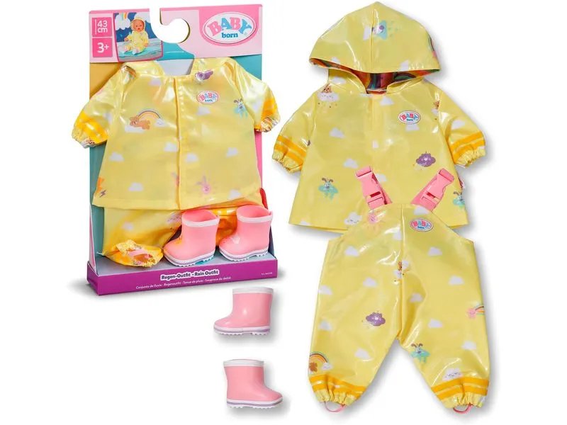 Baby Born Puppenkleidung Regen-Outfit 43 cm Baby Born Puppenkleidung Regen-Outfit 43 cm