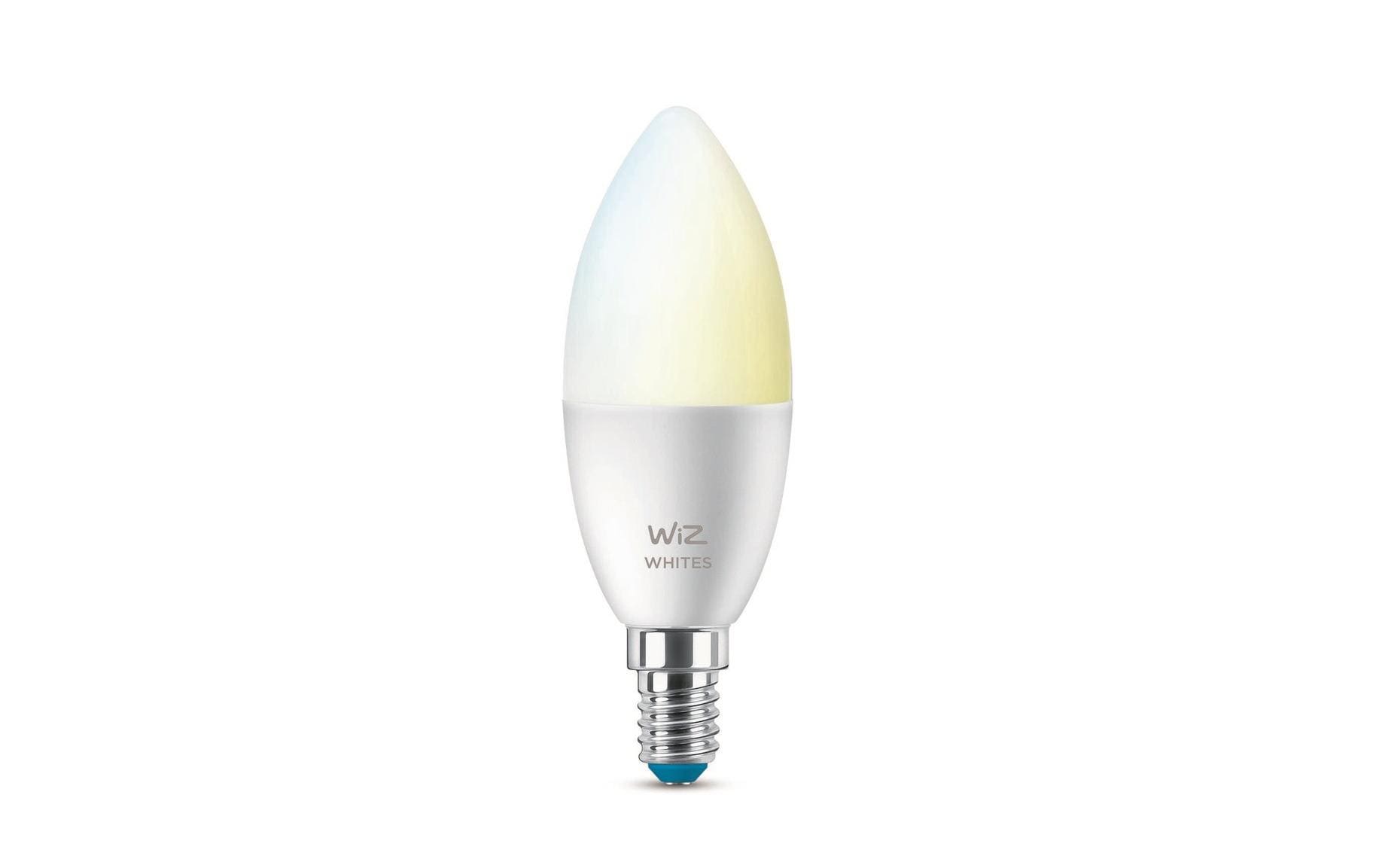WiZ Leuchtmittel 4.9W (40W) E14 C37 Tunable White Doppelpack