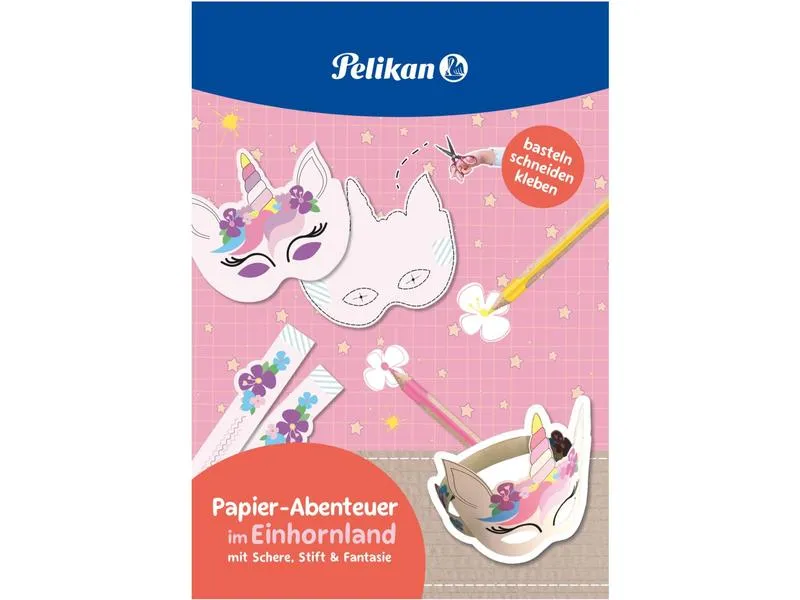 Pelikan Bastelbuch Einhorn 32 Seiten, FSC