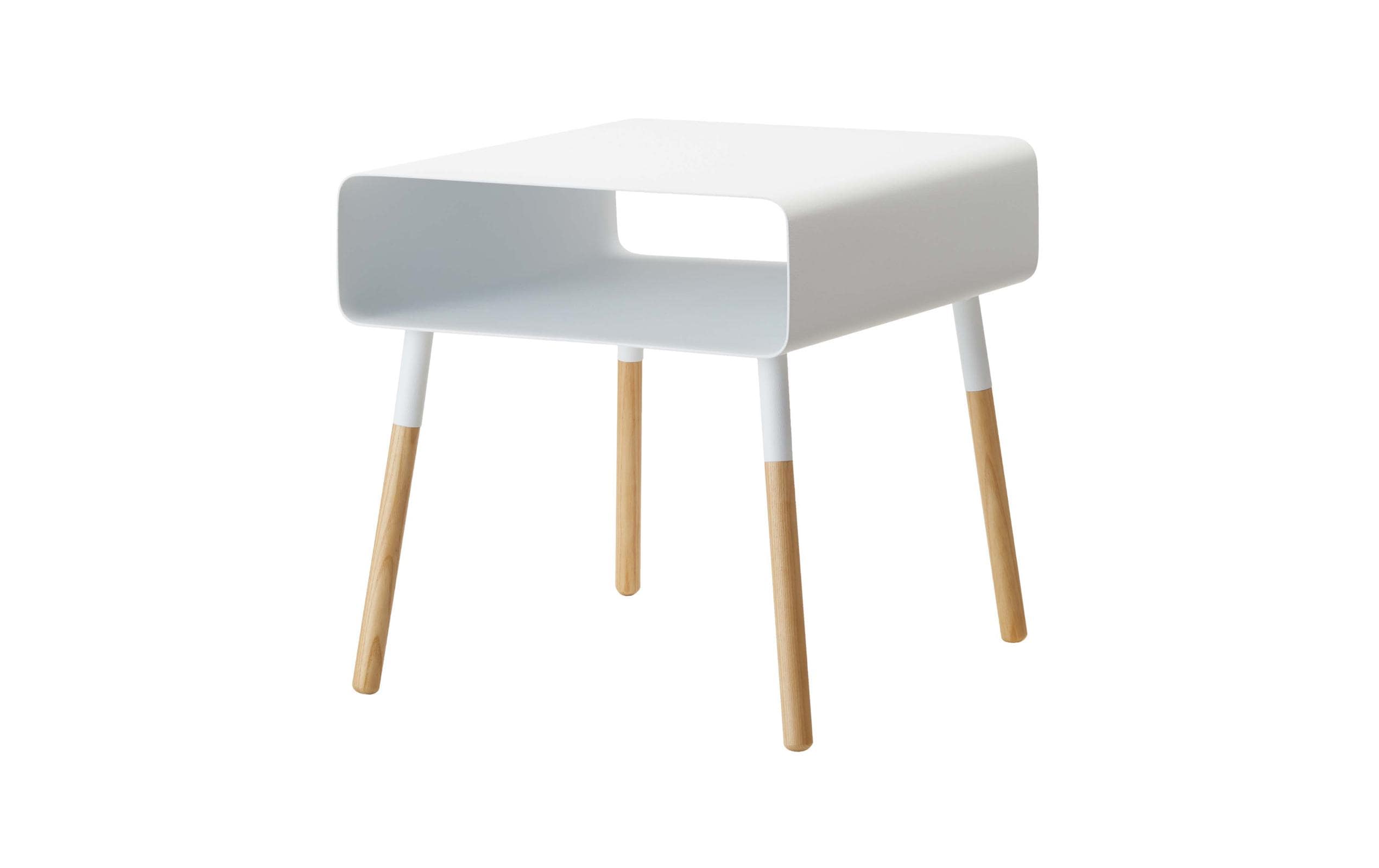 Yamazaki Beistelltisch Plain 35 x 35 cm, Weiss