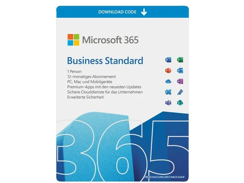 Microsoft 365 Business Standard ESD, 1 User