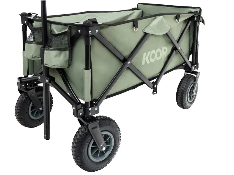 KOOR Leiterwagen mit Luftreifen Kjerre, Grün