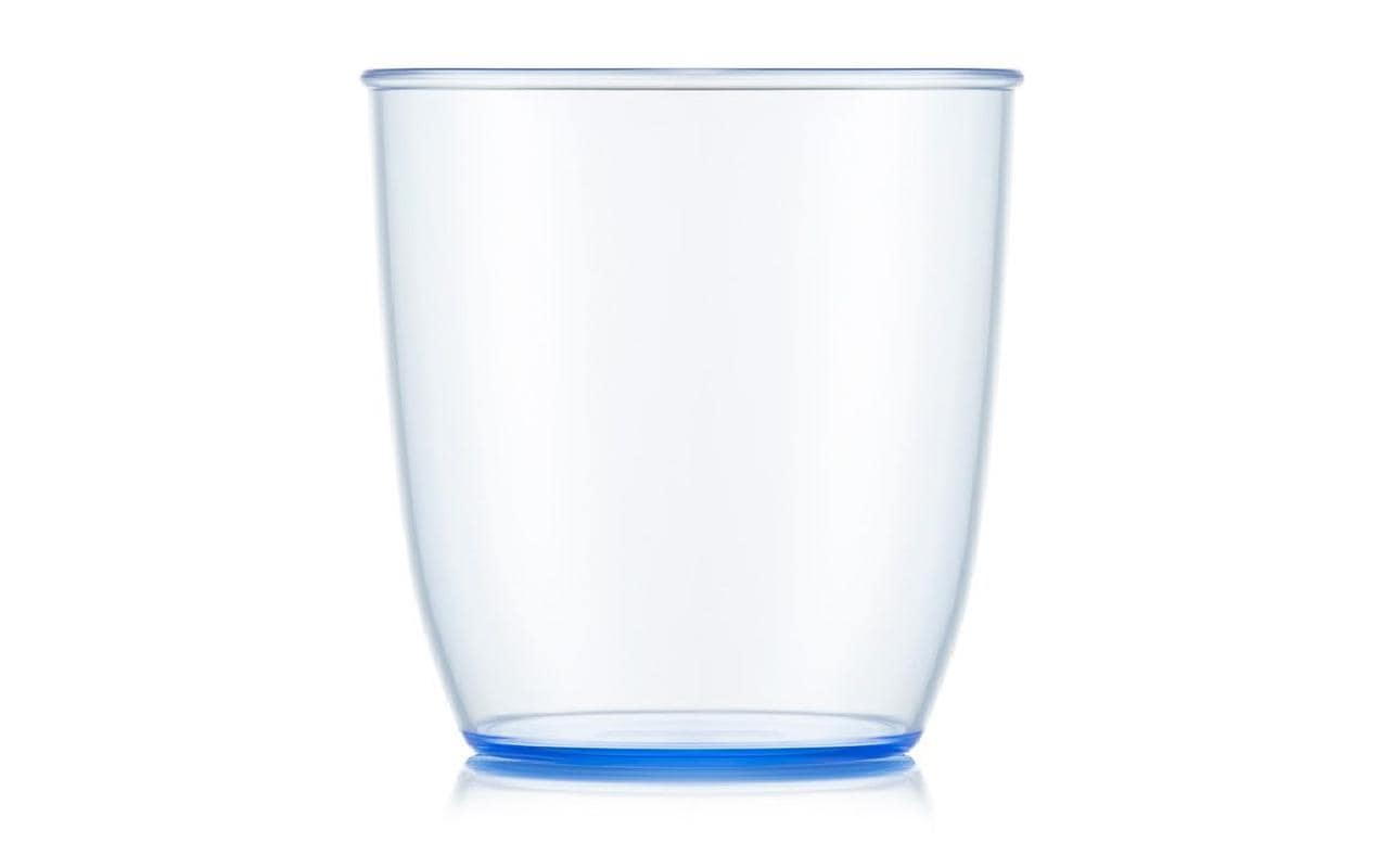 Bodum Outdoor-Becher Kvadrant 350 ml, Blau, 4 Stück