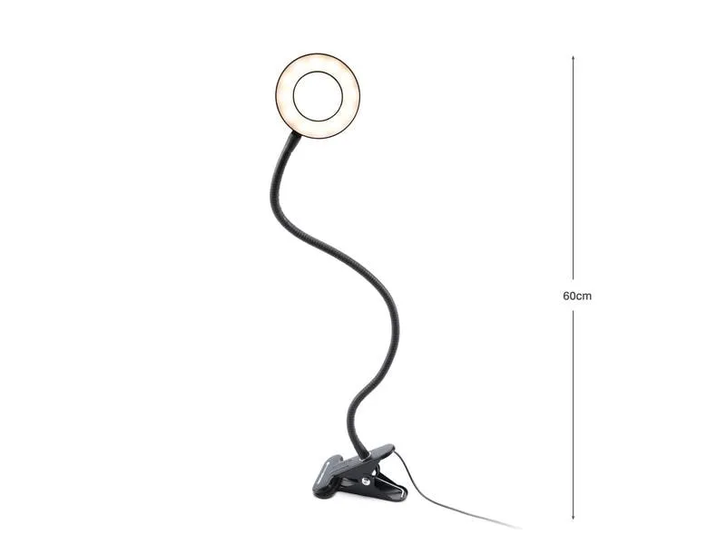 Rio LED Ring Light Beauty Station Schwarz Rio LED Ring Light Beauty Station Schwarz
