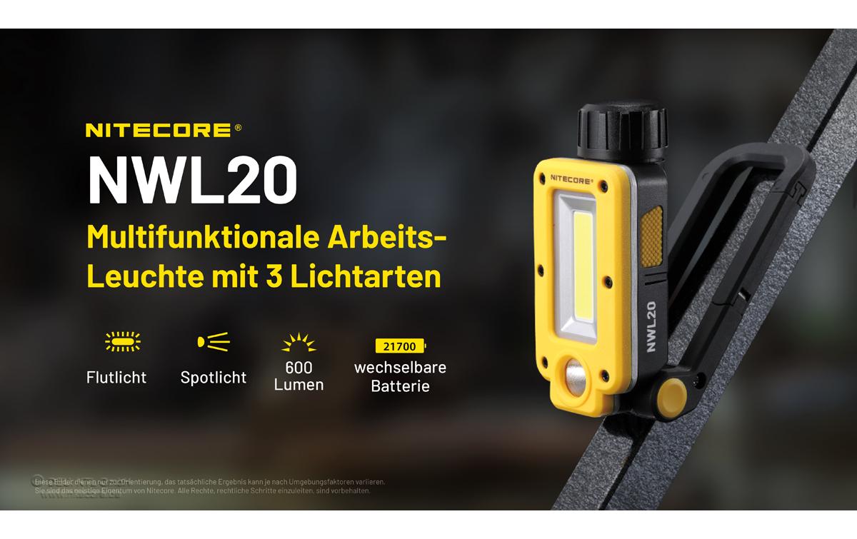 Nitecore Taschenlampe NWL20