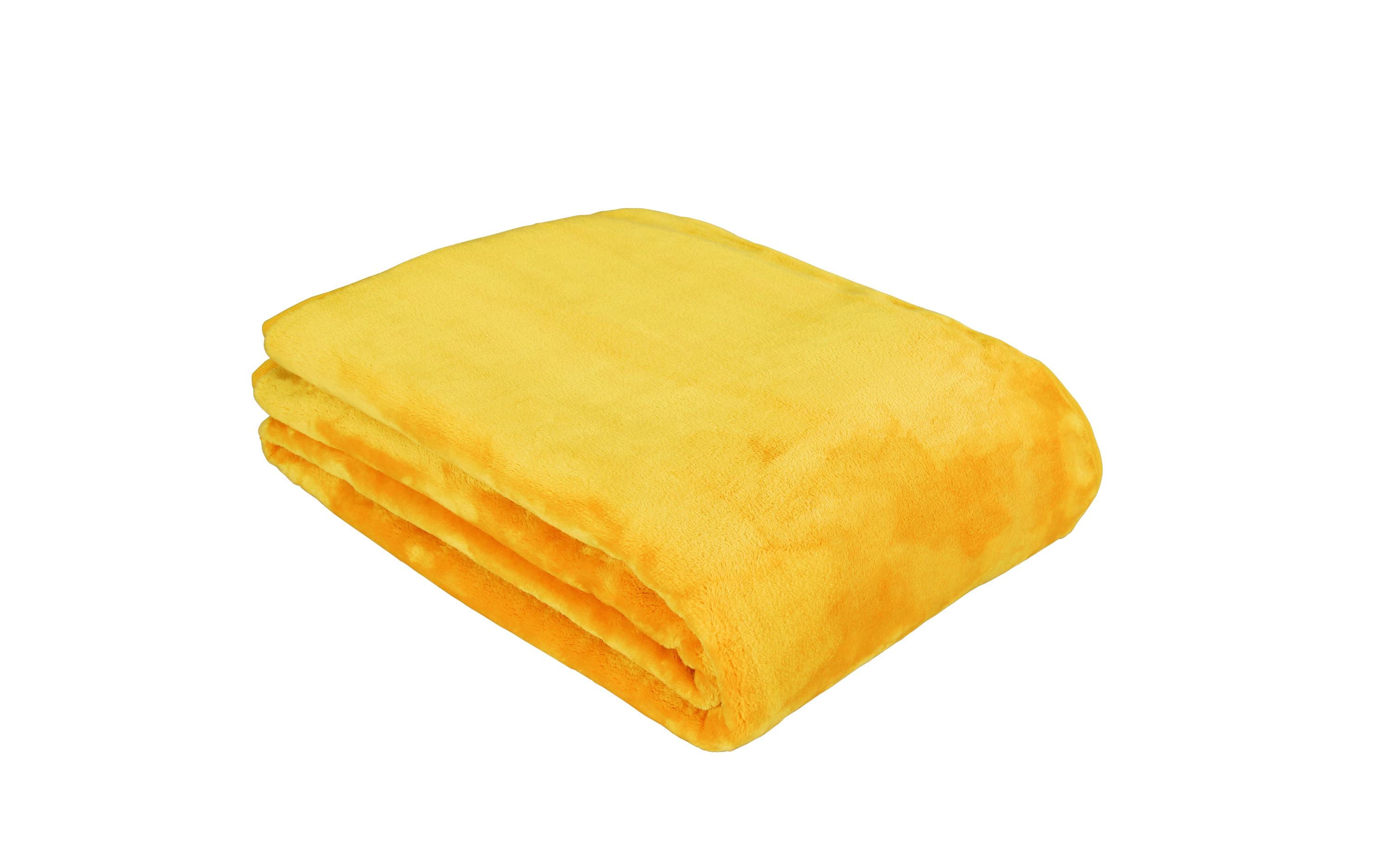 Eskimo Decke Cashmina Gelb, 150 x 200 cm