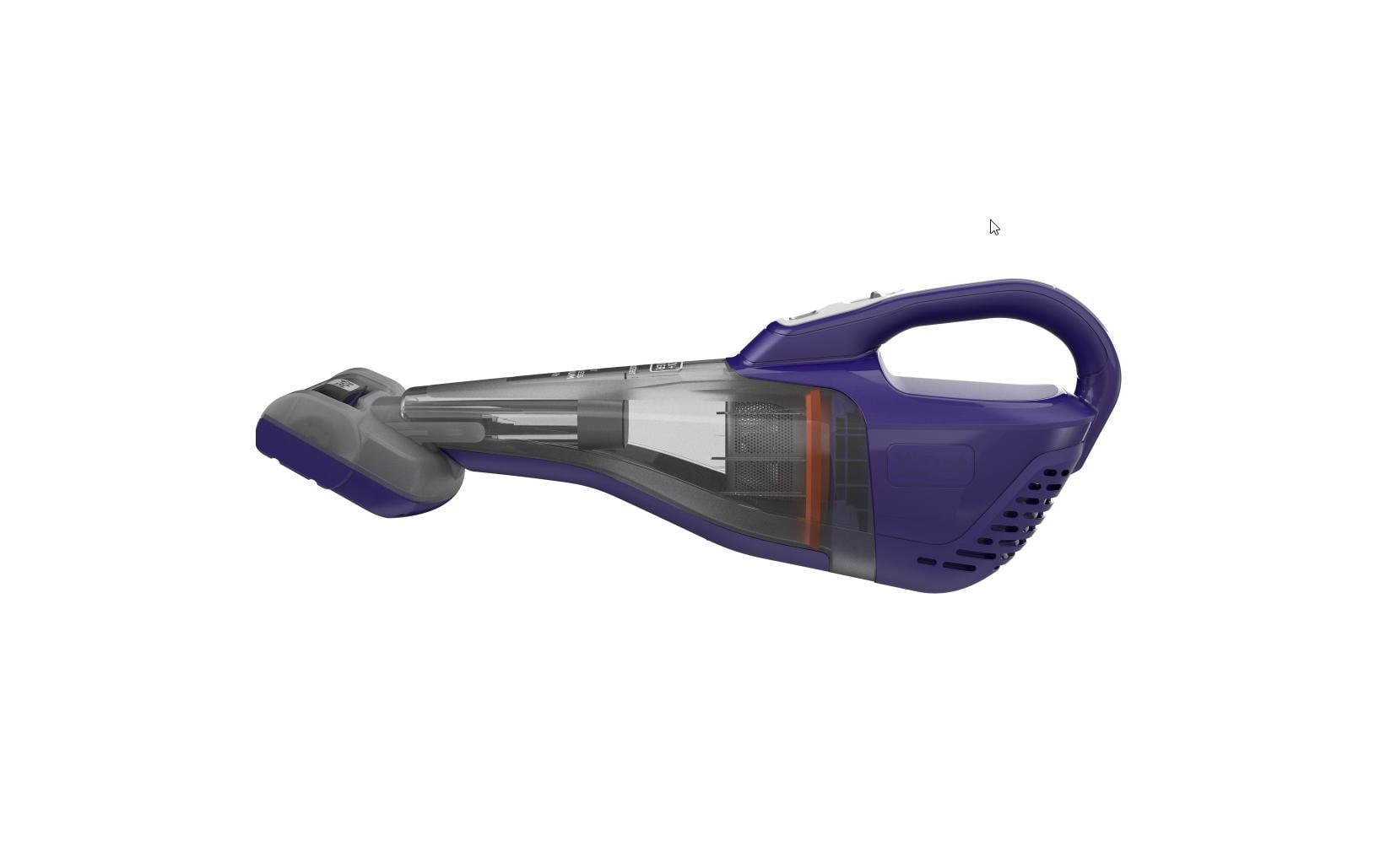 BLACK+DECKER Akku-Handsauger Dustbuster Pet Titanium/Violett