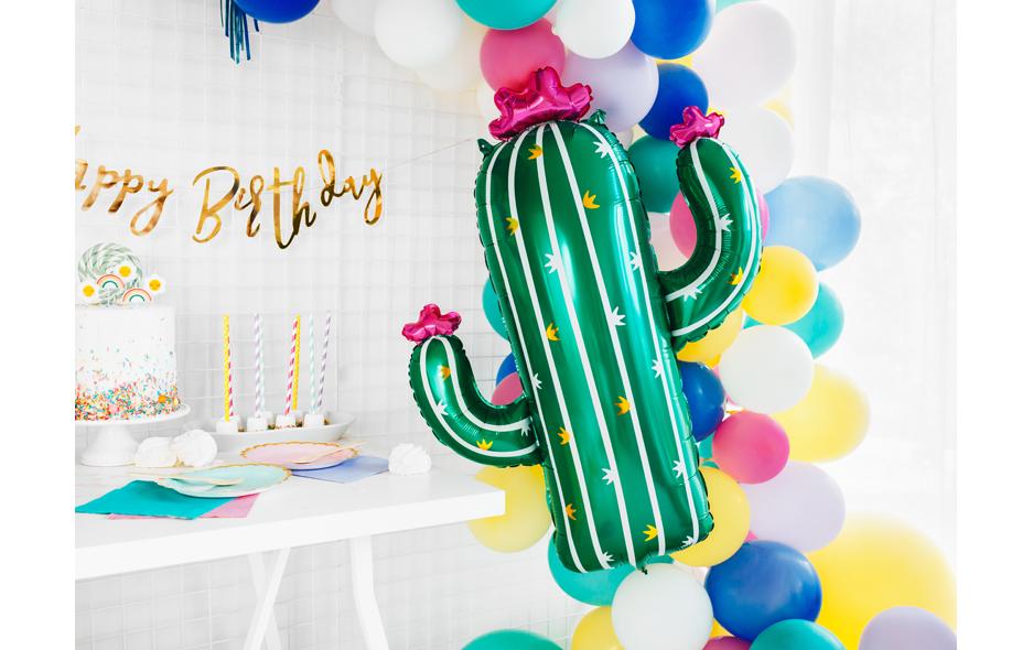 Partydeco Girlande Happy Birthday Gold, 16.5 x 62 cm