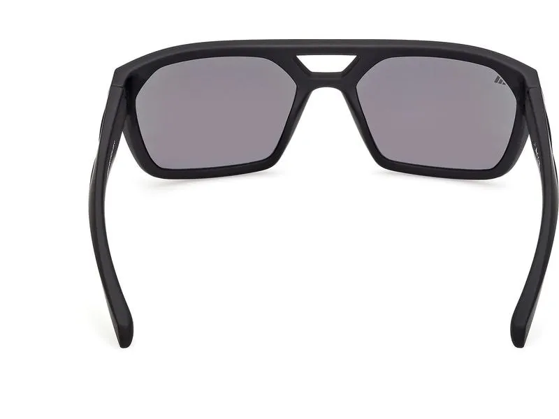 adidas ES0004 Sport Sonnenbrille Matte Black, Green