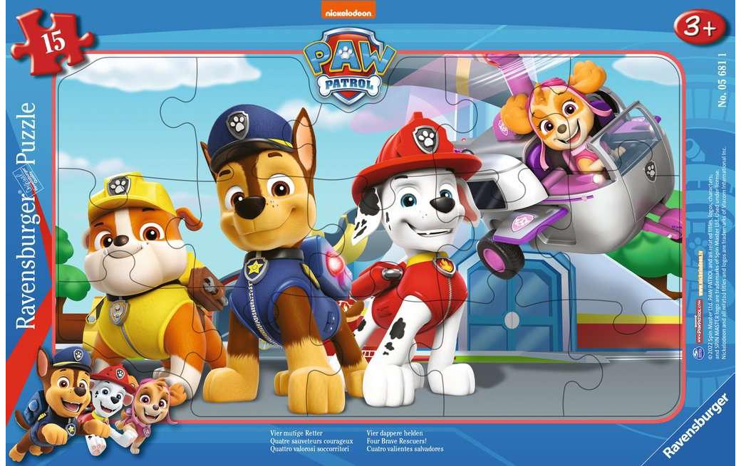 Ravensburger Kleinkinder Puzzle Paw Patrol – Vier mutige Retter Ravensburger Kleinkinder Puzzle Paw Patrol – Vier mutige Retter