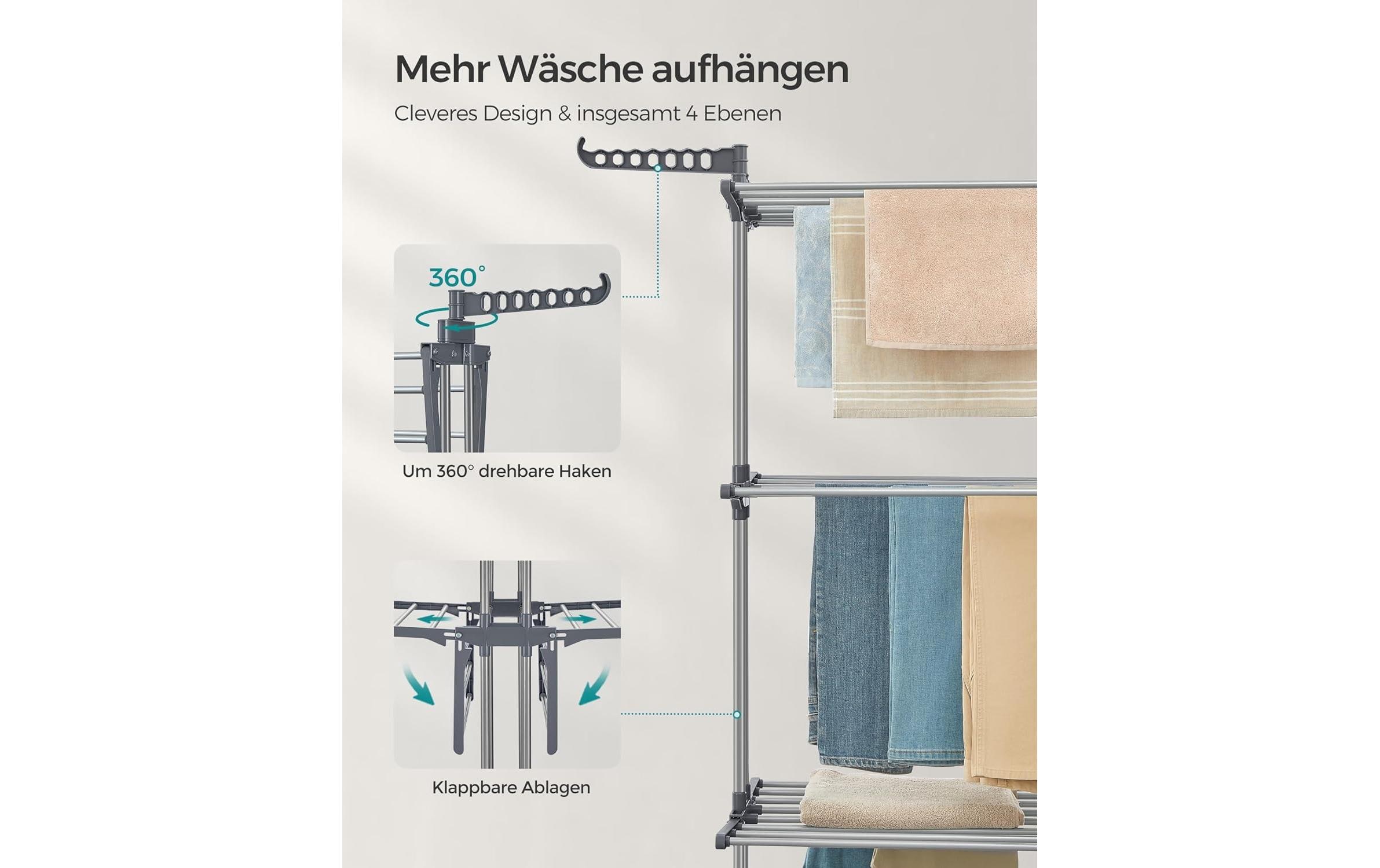 Songmics Turmtrockner 126.6 x 64.2 x 169.2 cm