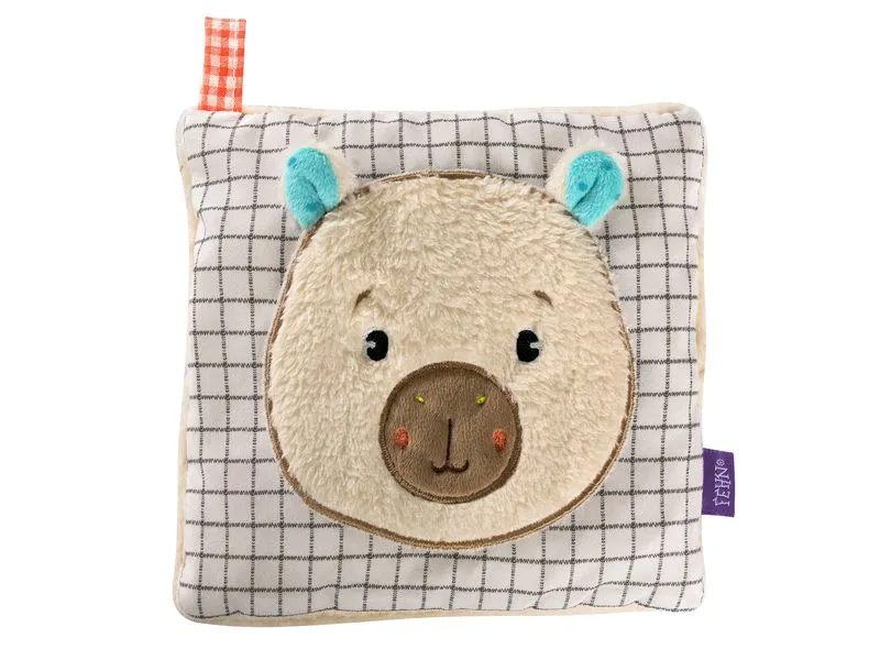 fehn Wärmekissen Capybara, Beige / Braun, 16 x 16 cm