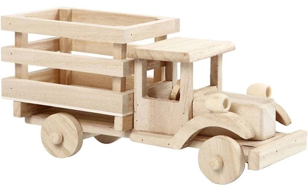 Creativ Company Mini-Figur Lastwagen 1 Stück, Braun