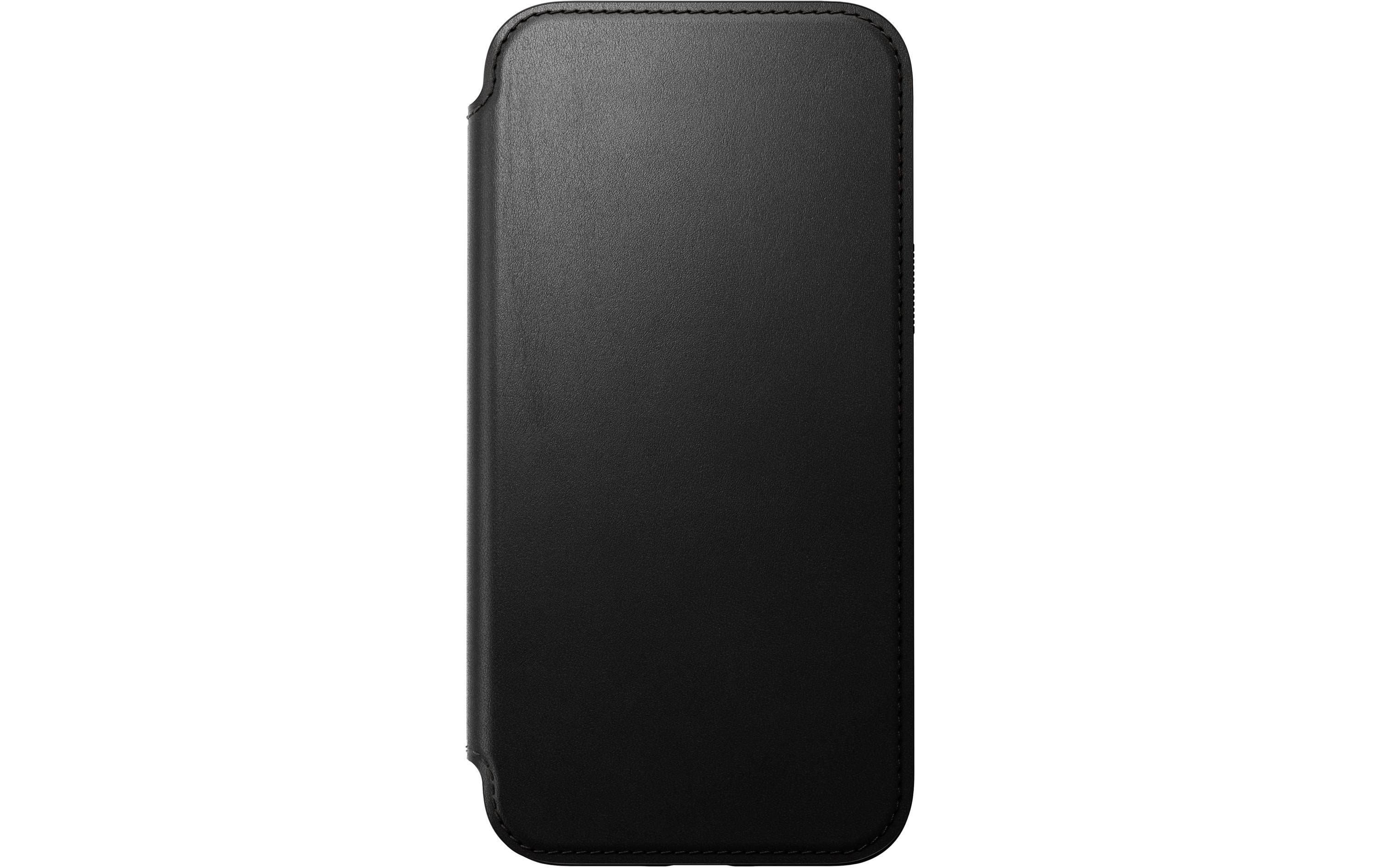 Nomad Modern Leather Folio iPhone 15 Pro Max Schwarz