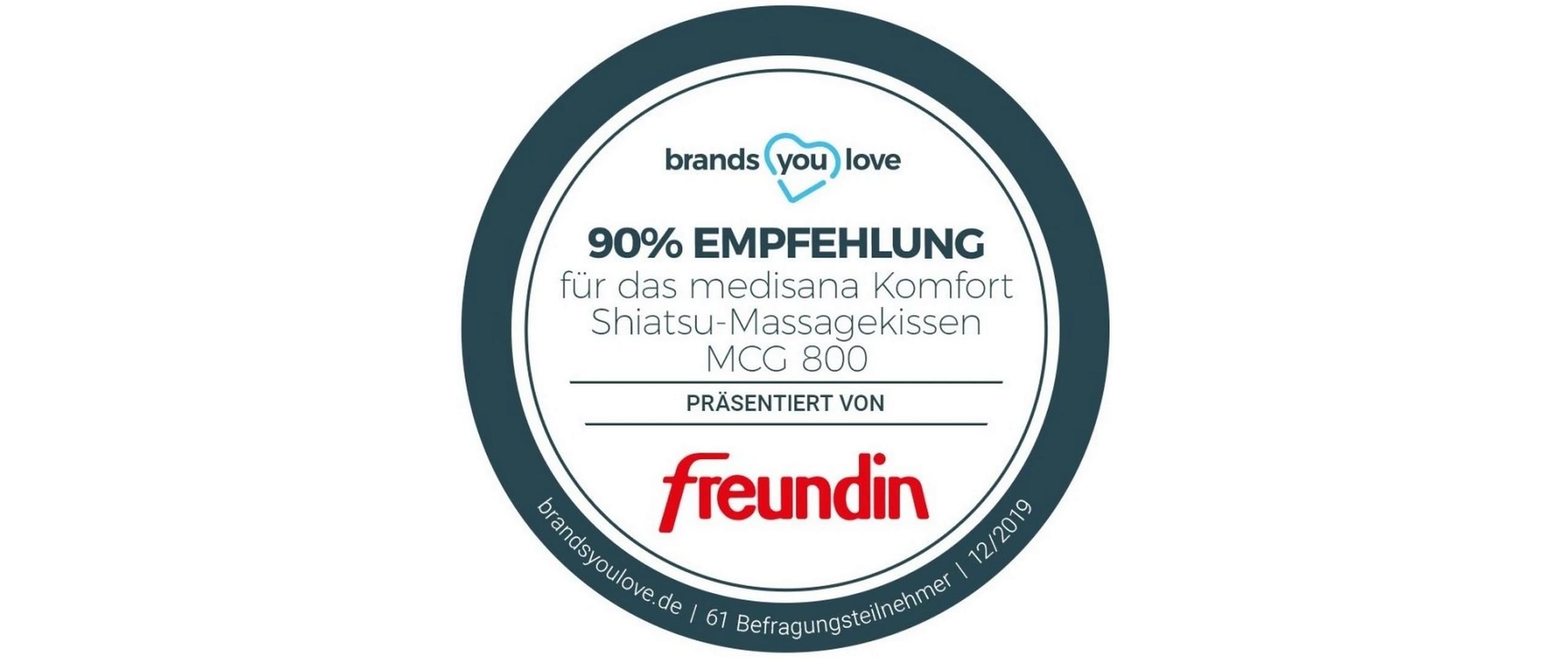 Medisana Komfort Shiatsu-Massagekissen MCG 800