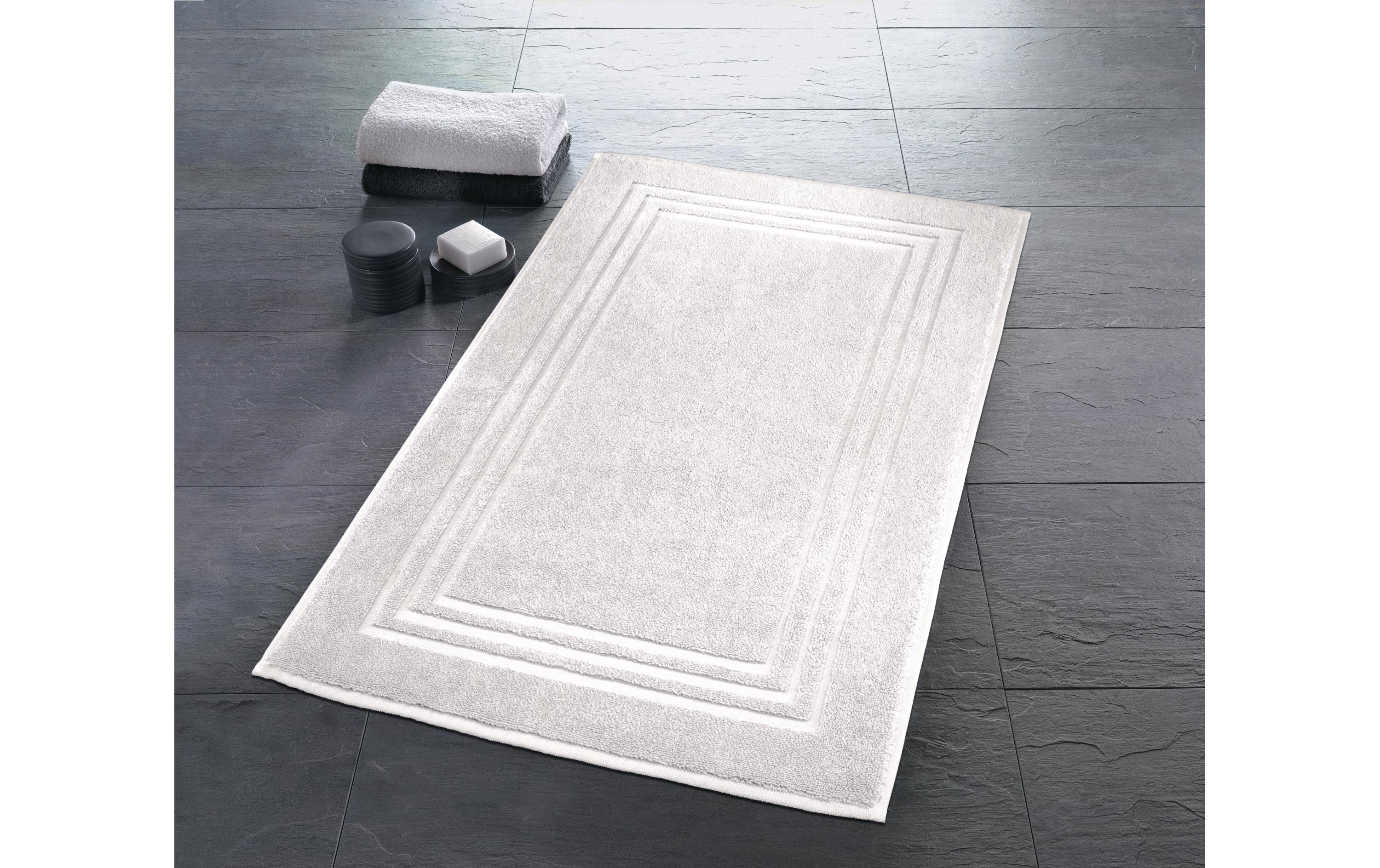 Kleine Wolke Badteppich Lodge 50 x 80 cm, Weiss