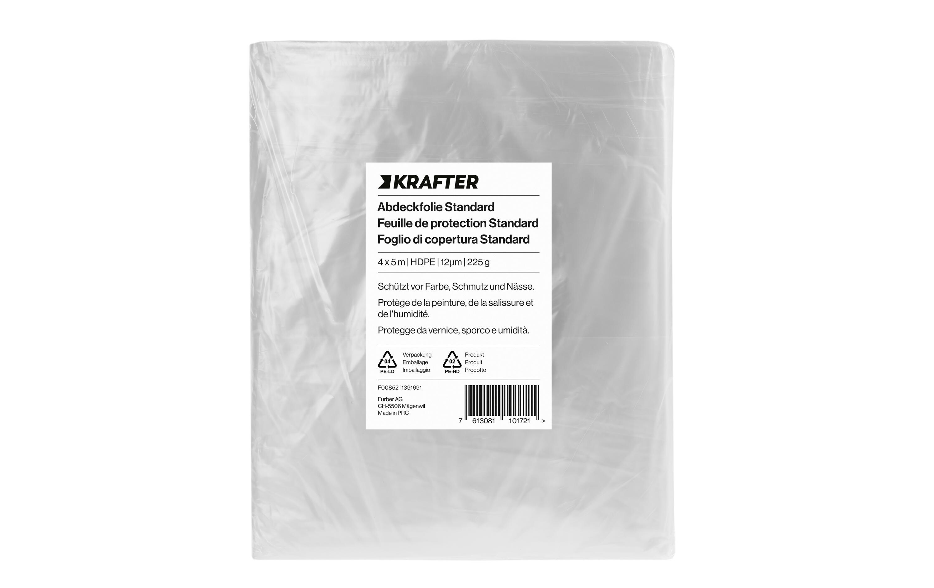 Krafter Abdeckfolie Standard 20 m² Krafter Abdeckfolie Standard 20 m²
