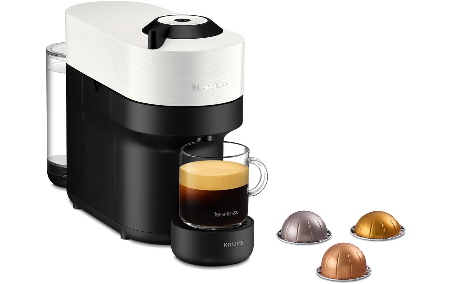 Krups Kaffeemaschine Nespresso Vertuo Pop XN9201 Coconut White