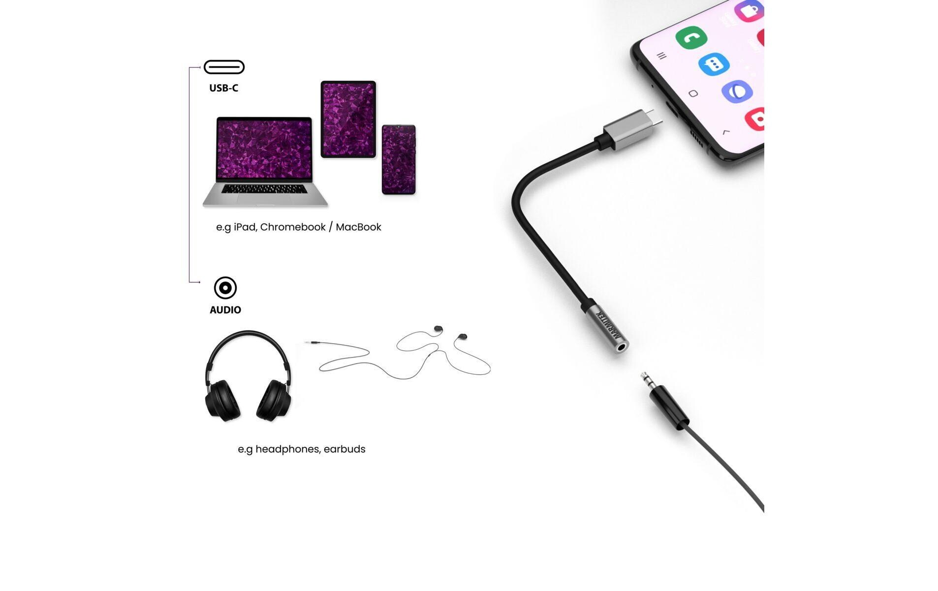 Marmitek Adapter Connect USB-C > Audio