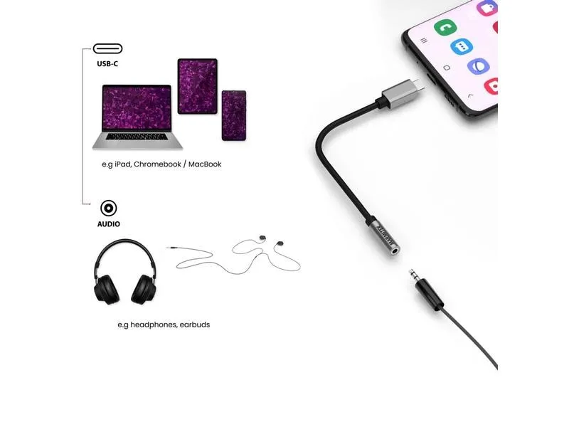 Marmitek Adapter Connect USB-C > Audio