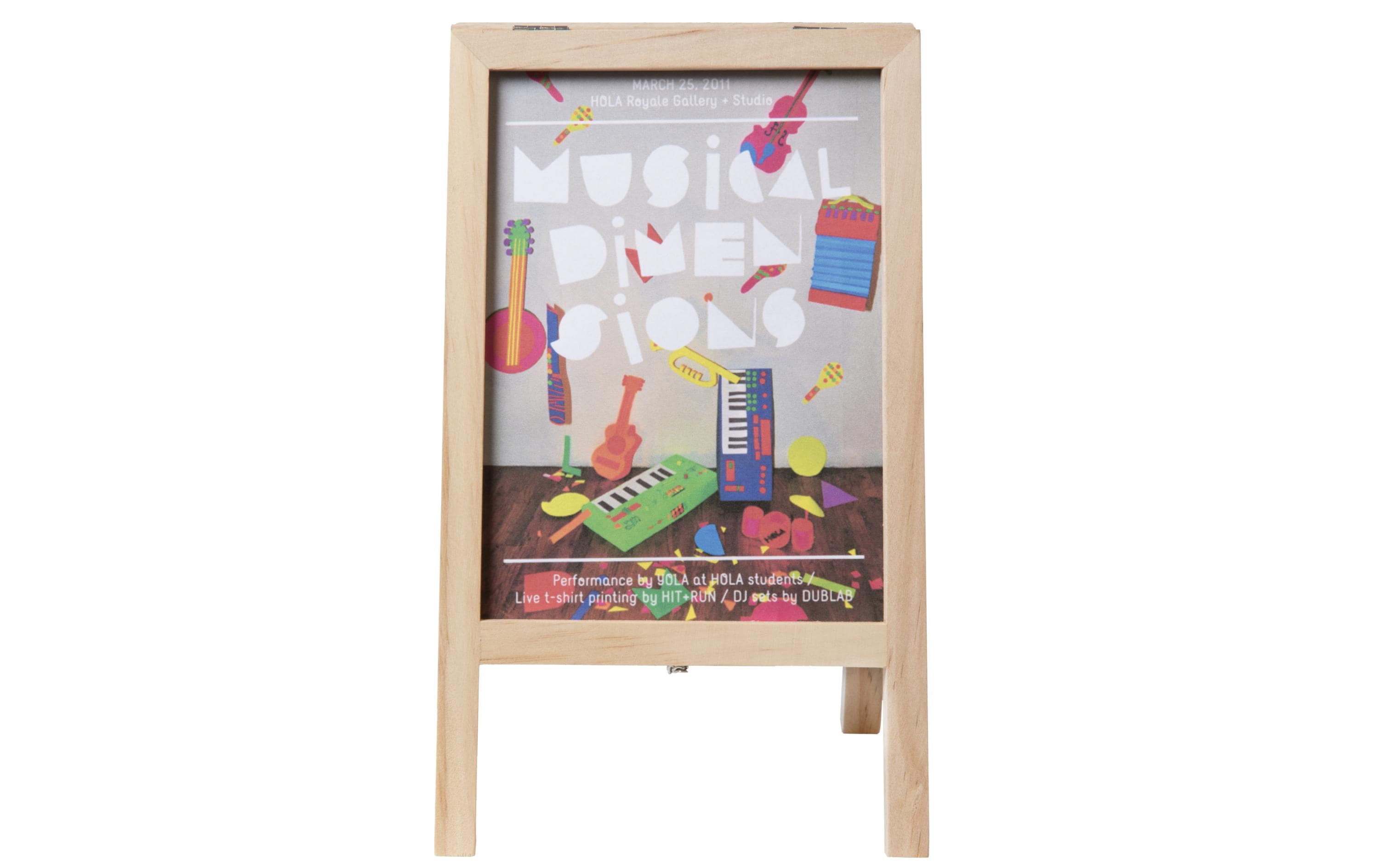 Securit Minikreidetafel Mini 25 x 15.2cm 2 in 1, Hellbraun/Schwarz