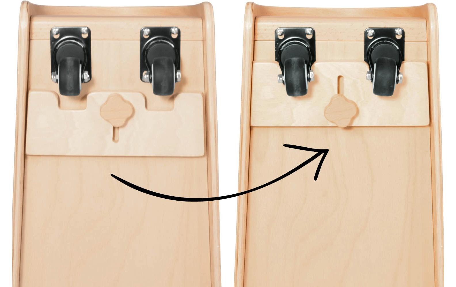 Pinolino Lauflernwagen und Rutscher Enzo, Natur/Rot