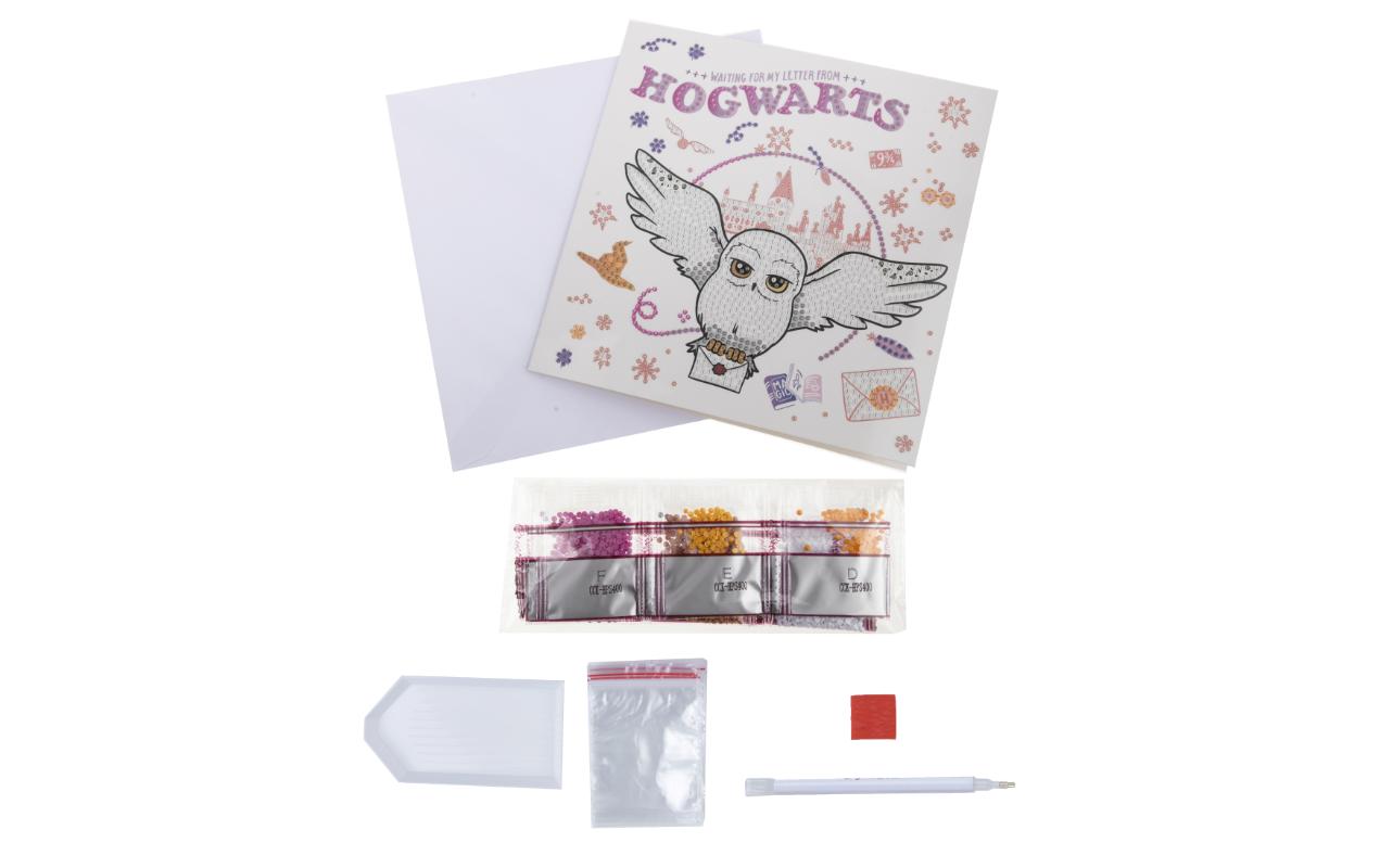 CRAFT Buddy Bastelset Crystal Art Card Hogwarts & Hedwig CRAFT Buddy Bastelset Crystal Art Card Hogwarts & Hedwig