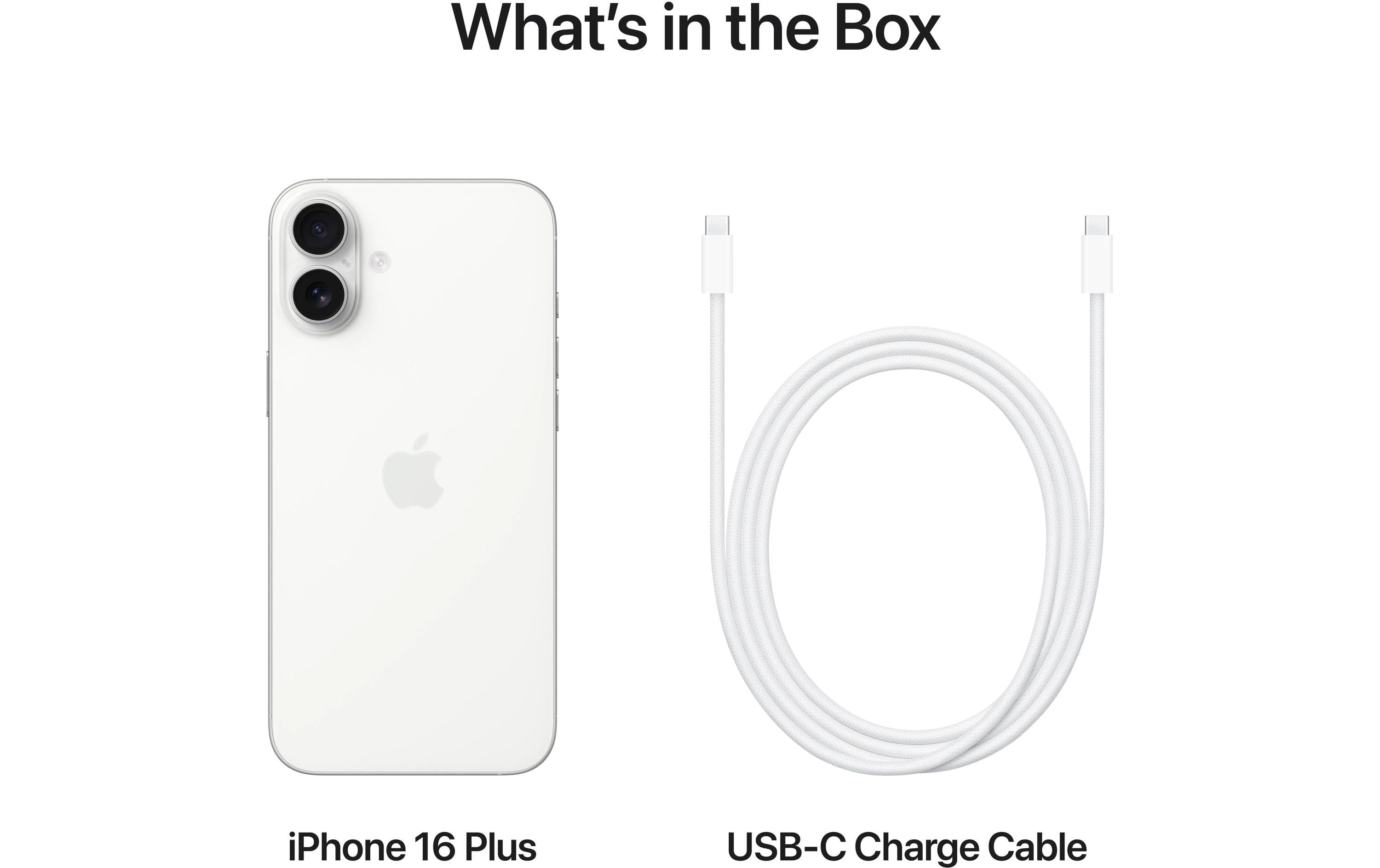 Apple iPhone 16 Plus 128 GB Weiss