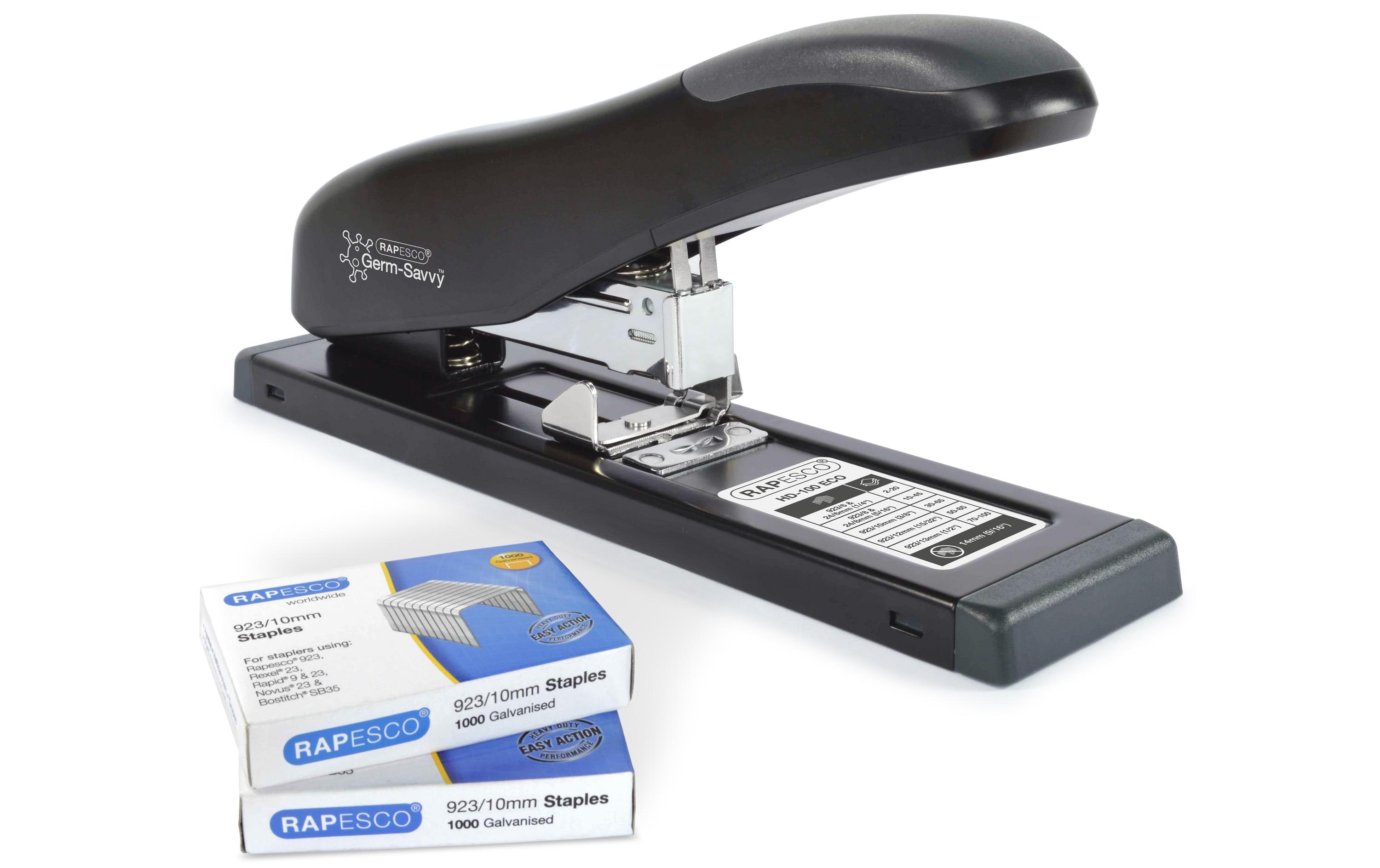 Rapesco Heftgerät Germ Savvy 100 Seiten, Schwarz